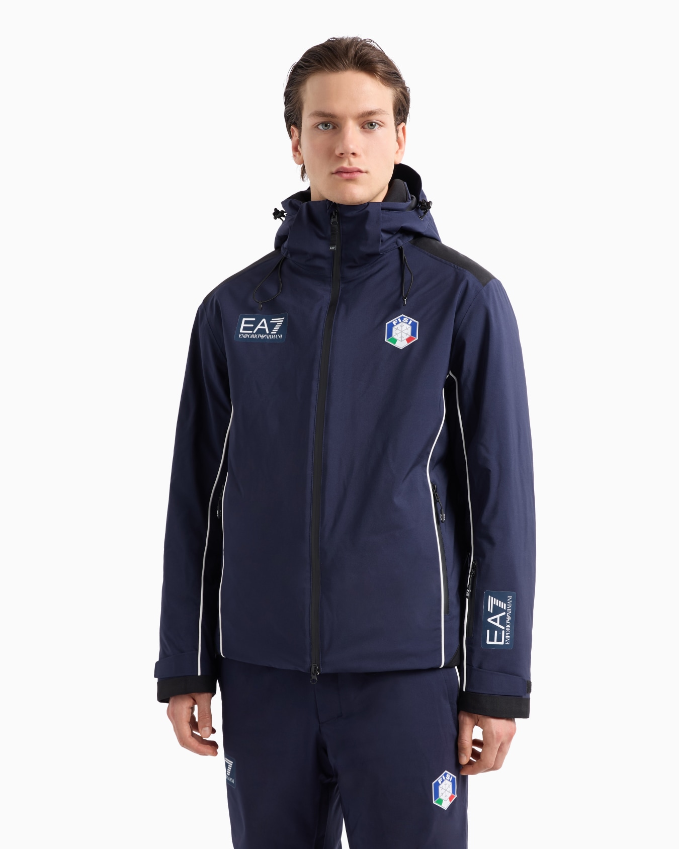FISI Collection PROTECTUM7 technical-fabric ski jacket with STRATUM7 padding Slide 1