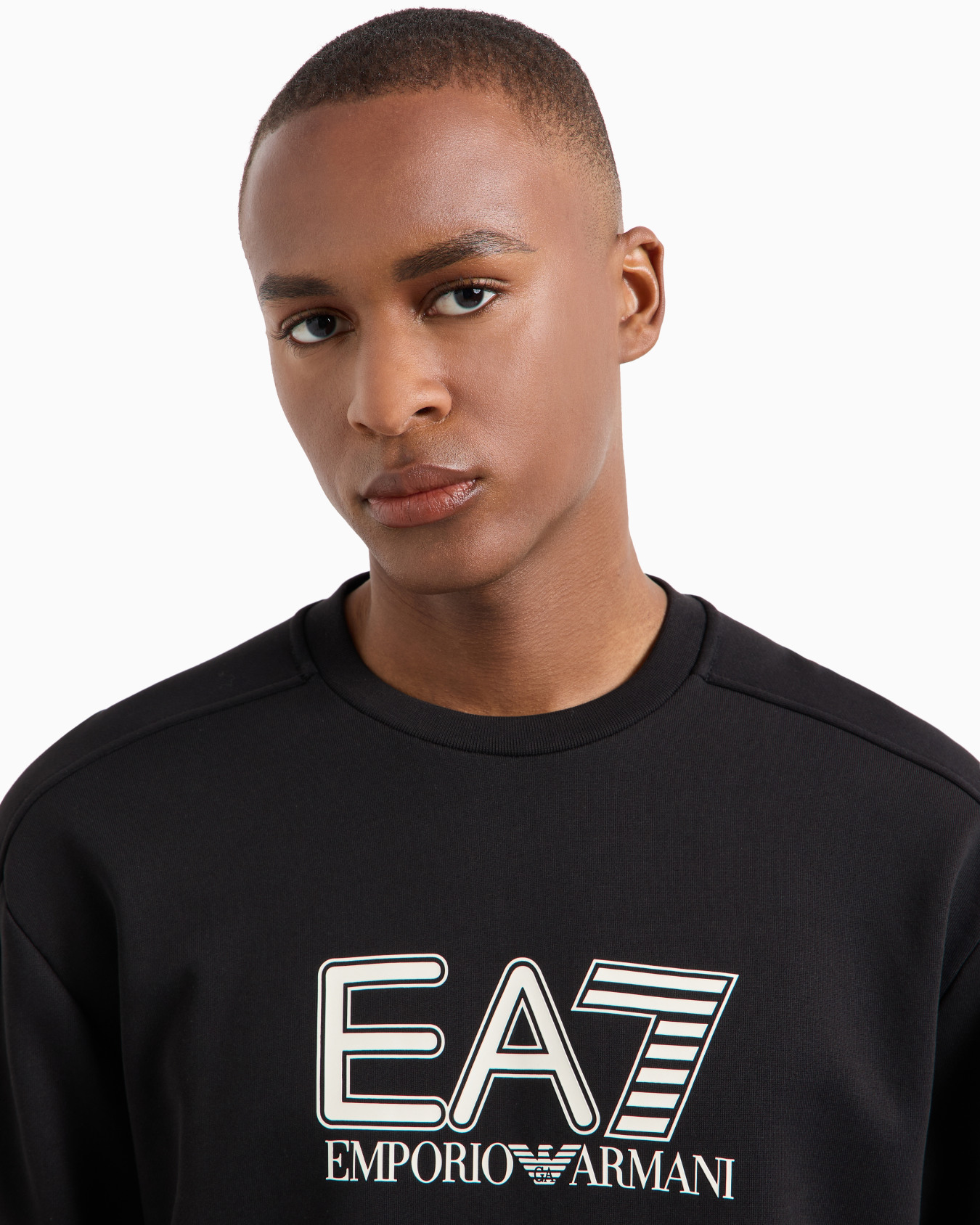 Visibility cotton-blend crew-neck sweatshirt Slide 5
