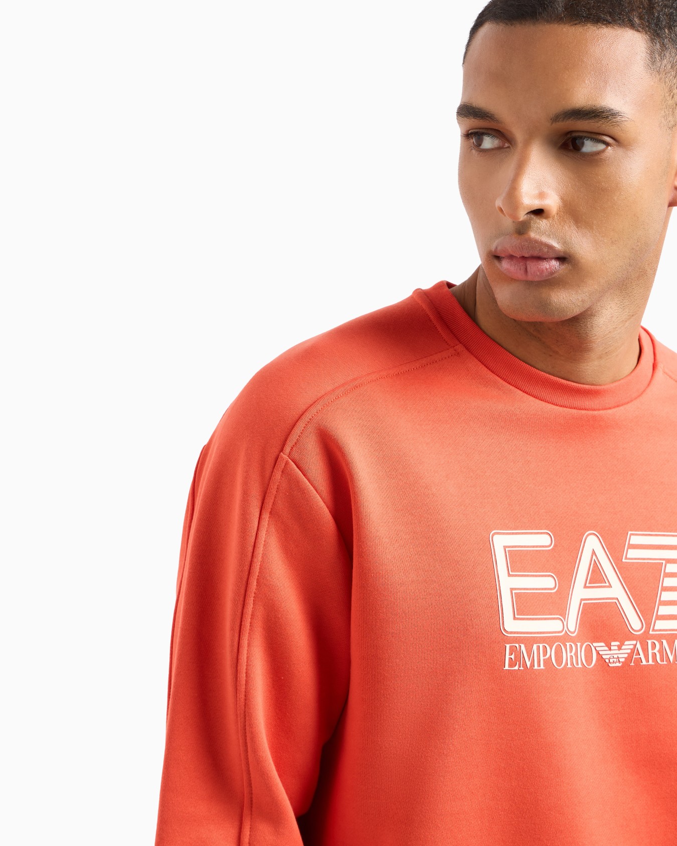 Visibility cotton-blend crew-neck sweatshirt Slide 4
