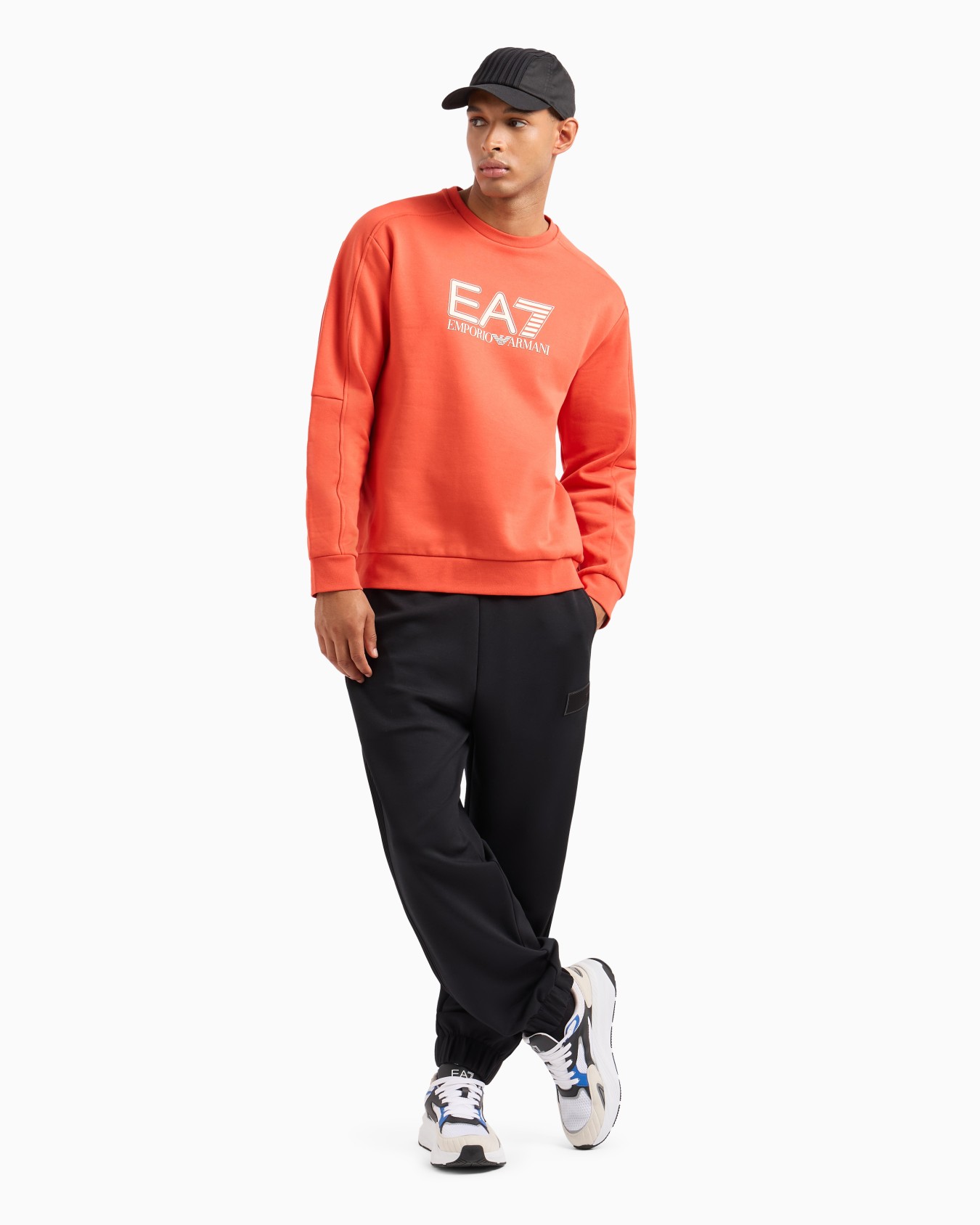 Visibility cotton-blend crew-neck sweatshirt Slide 3