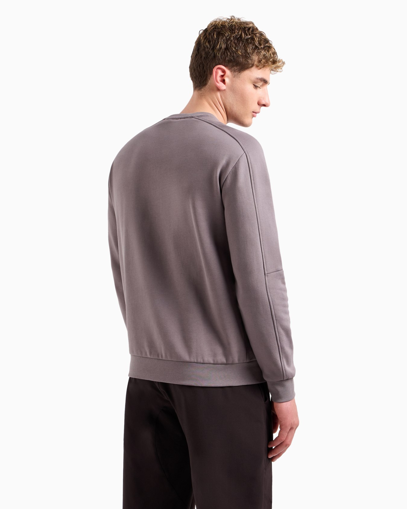Visibility cotton-blend crew-neck sweatshirt Slide 2