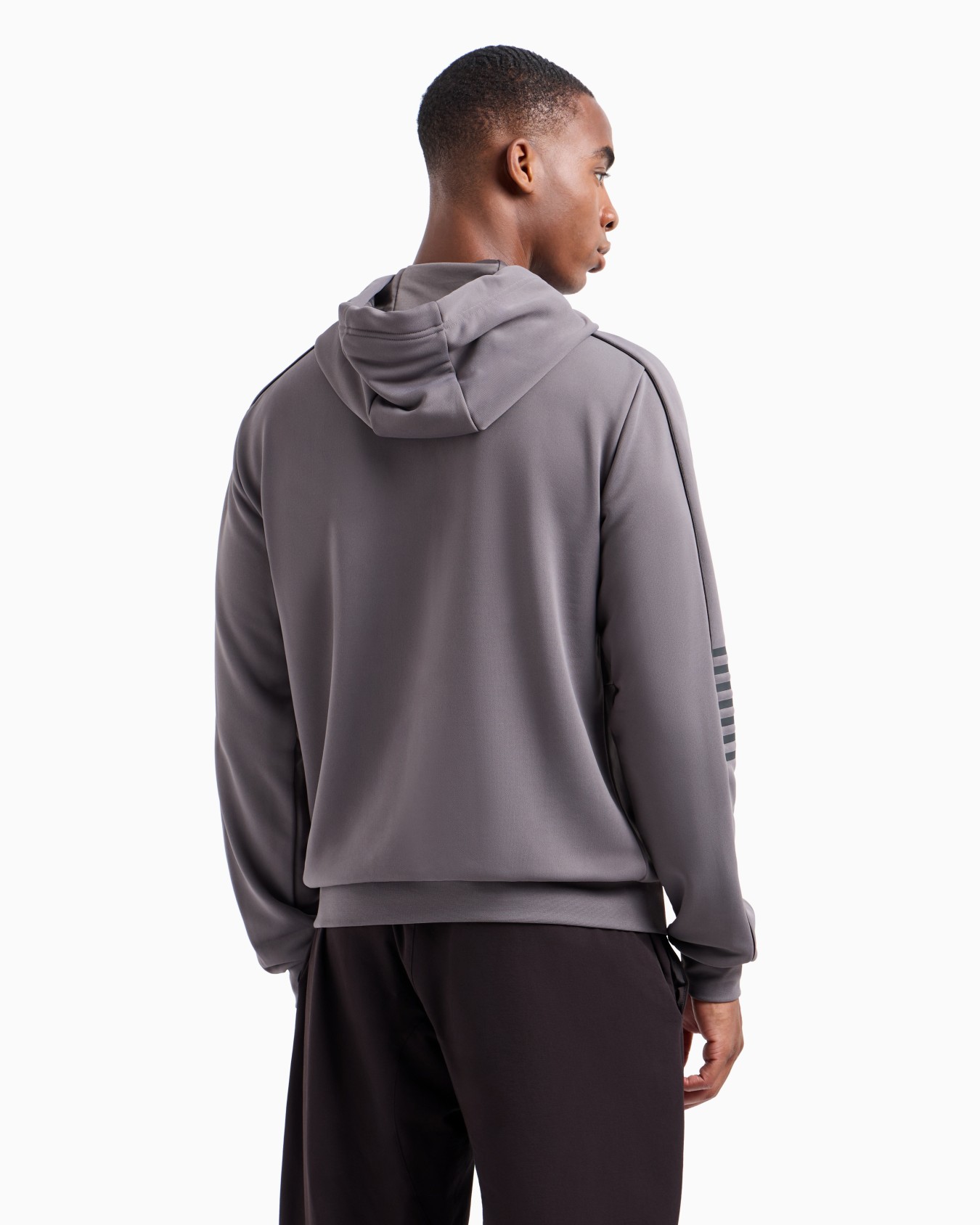 Core Identity hooded sweatshirt in technical fabric Slide 2