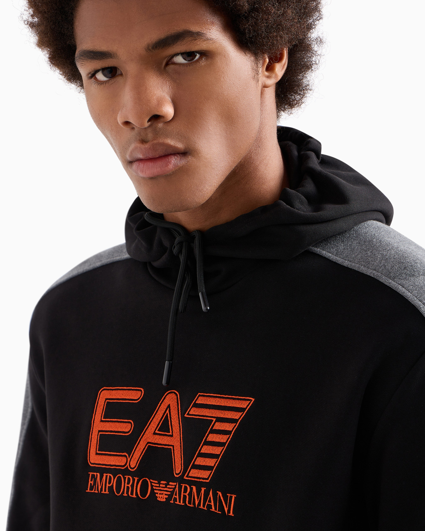 Visibility cotton-blend hooded sweatshirt Diapositiva 4