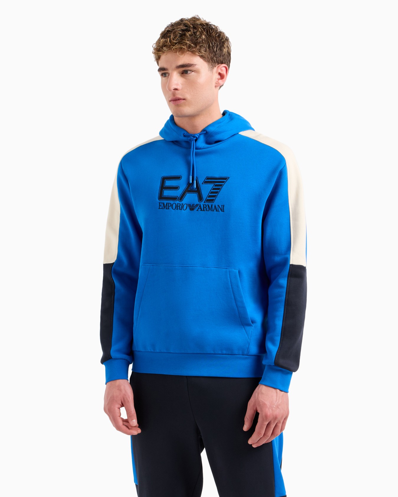 Visibility cotton-blend hooded sweatshirt Slide 1