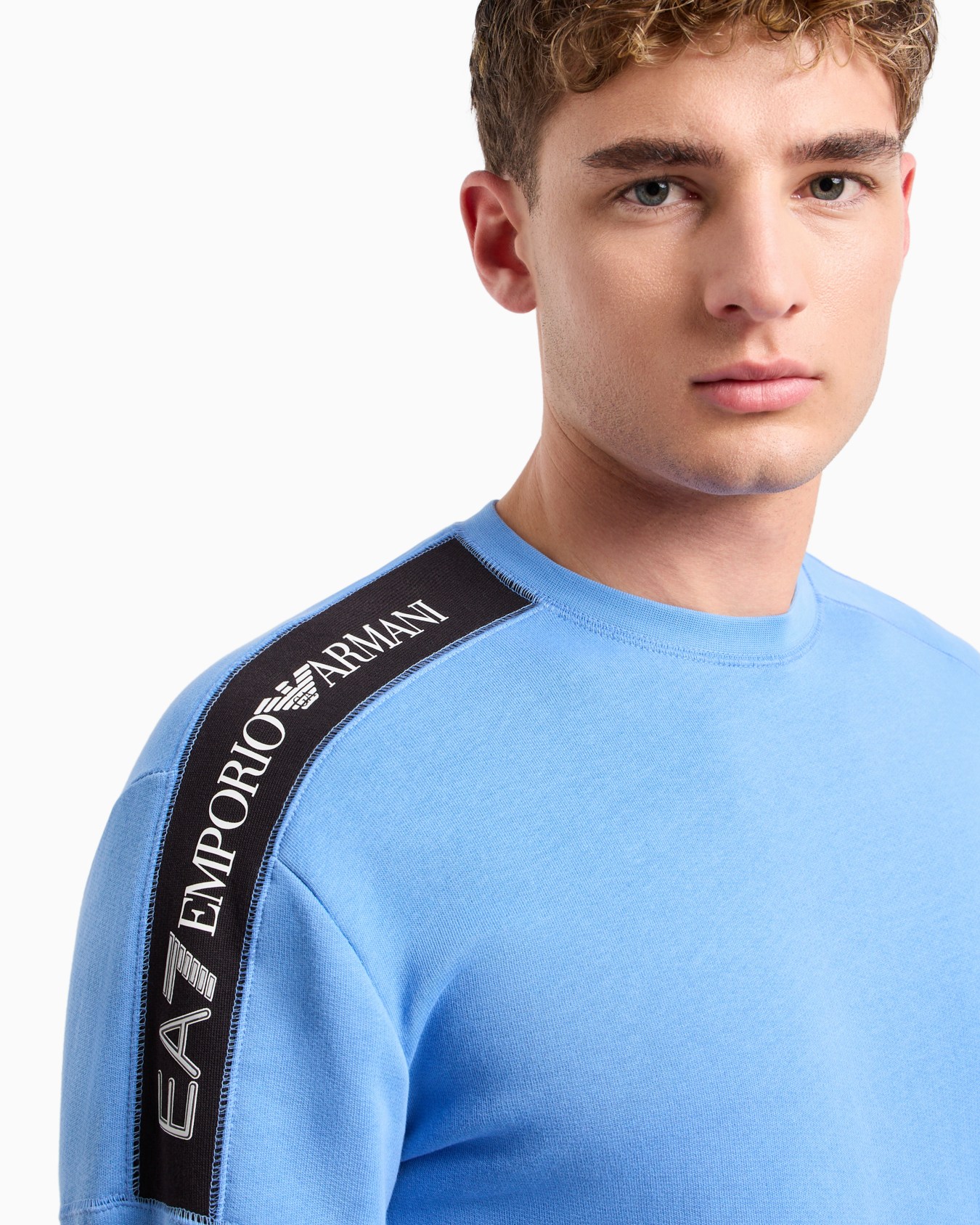 Logo Series cotton crew-neck sweatshirt Slide 4