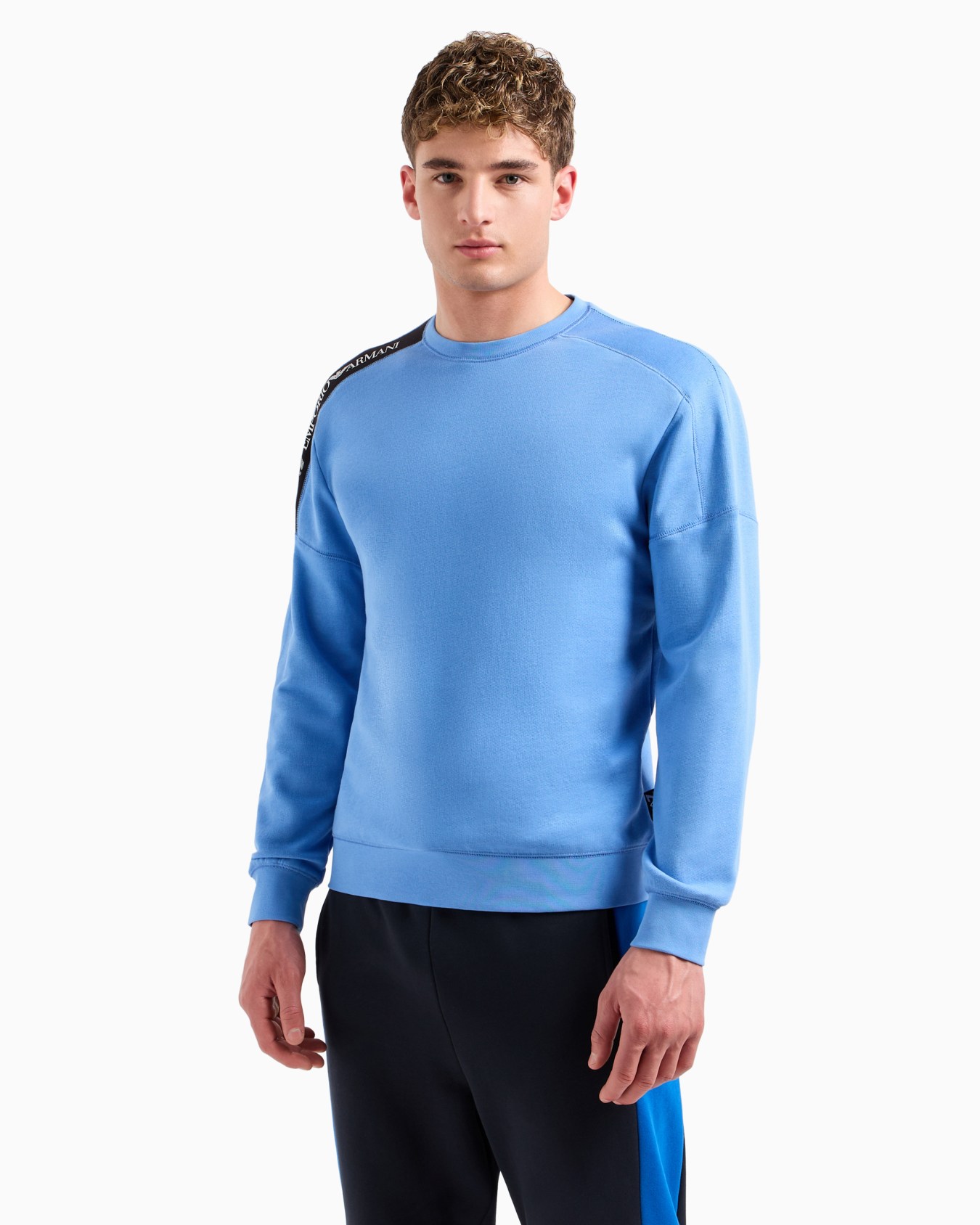 Logo Series cotton crew-neck sweatshirt Slide 1
