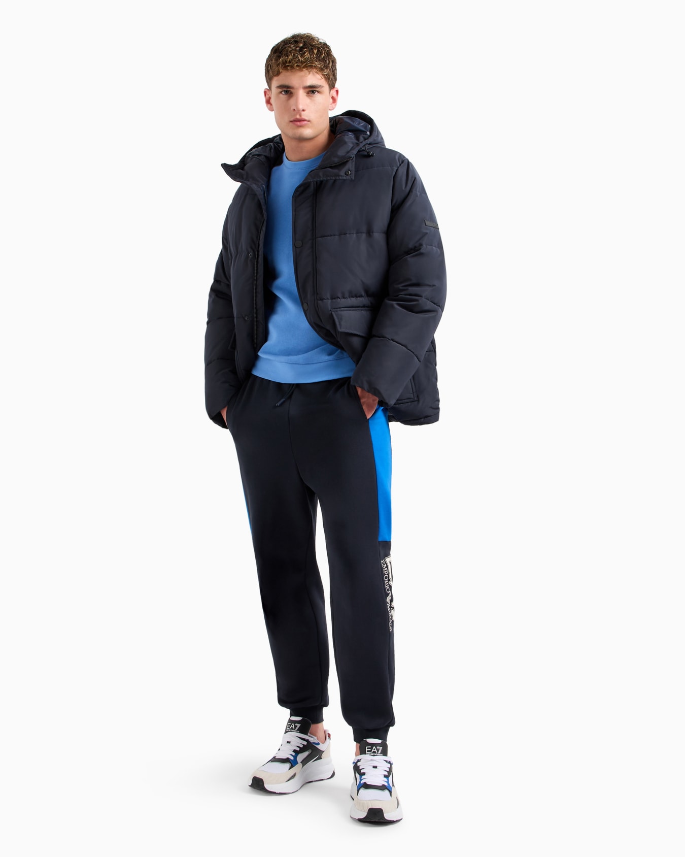 Logo Series cotton crew-neck sweatshirt Slide 3