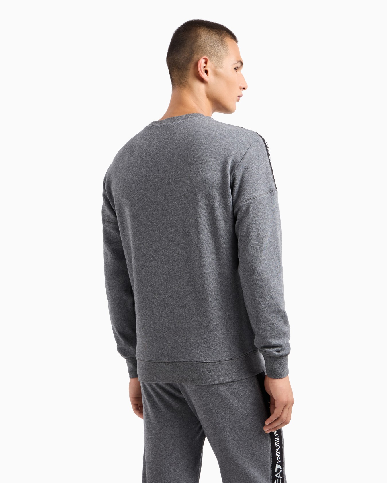 Logo Series cotton crew-neck sweatshirt Slide 2
