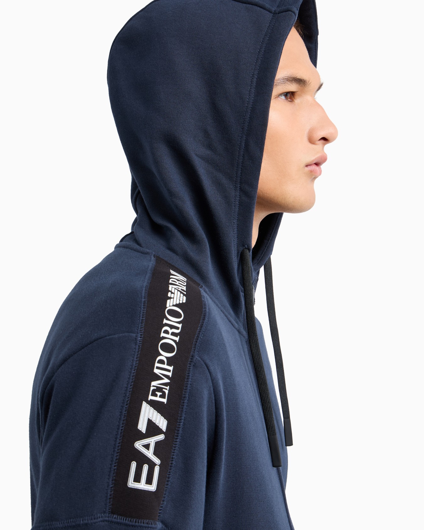 Logo Series hooded cotton sweatshirt Slide 4