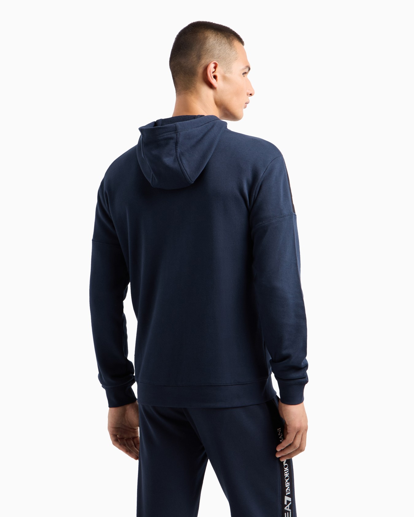 Logo Series hooded cotton sweatshirt Slide 2