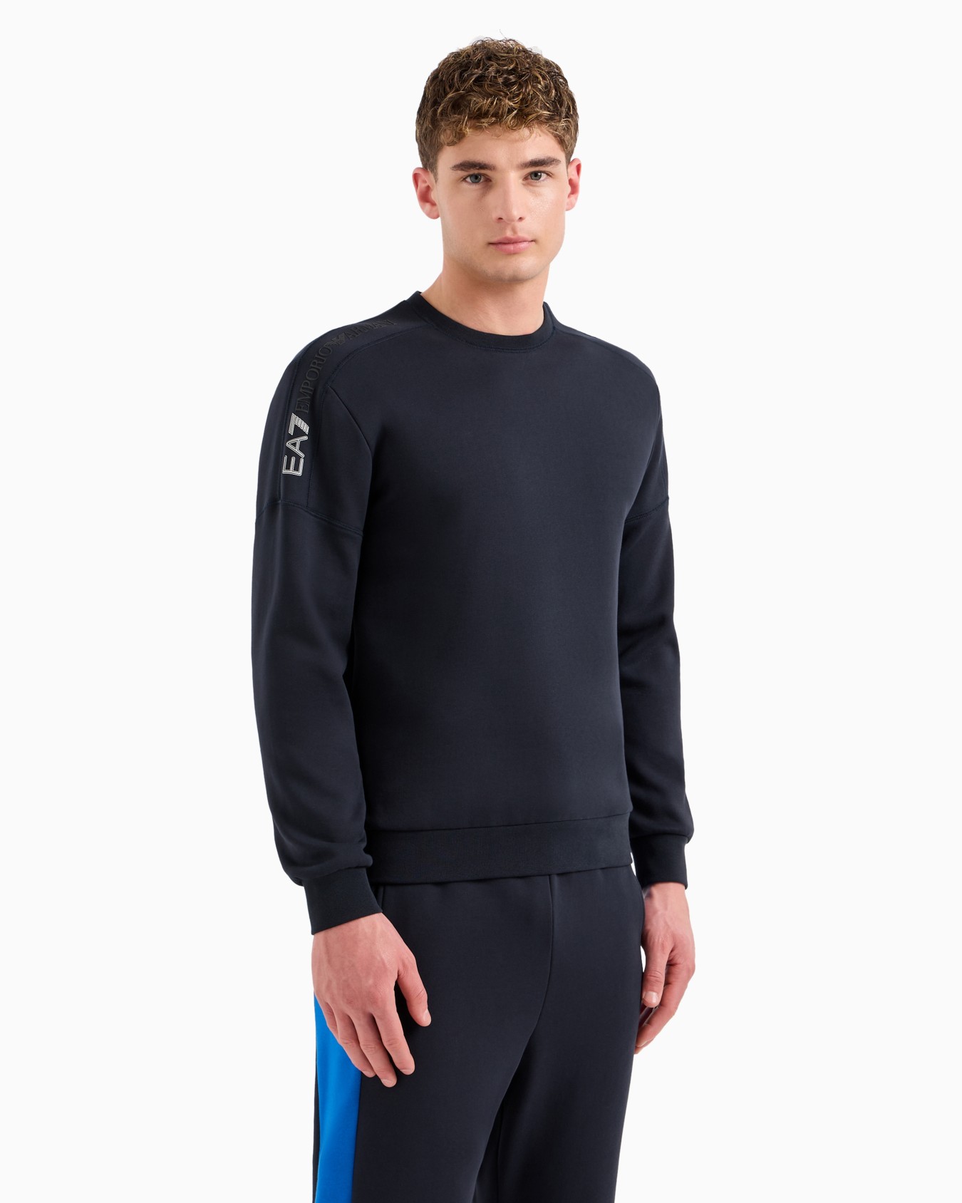 Logo Series Sweatshirt mit Rundhalsausschnitt aus einer Baumwollmischung Folie 1