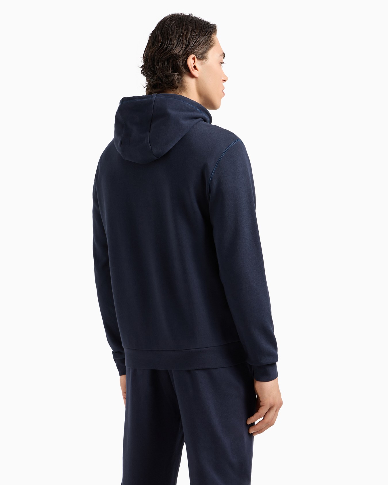 Logo Series hooded cotton sweatshirt Slide 2