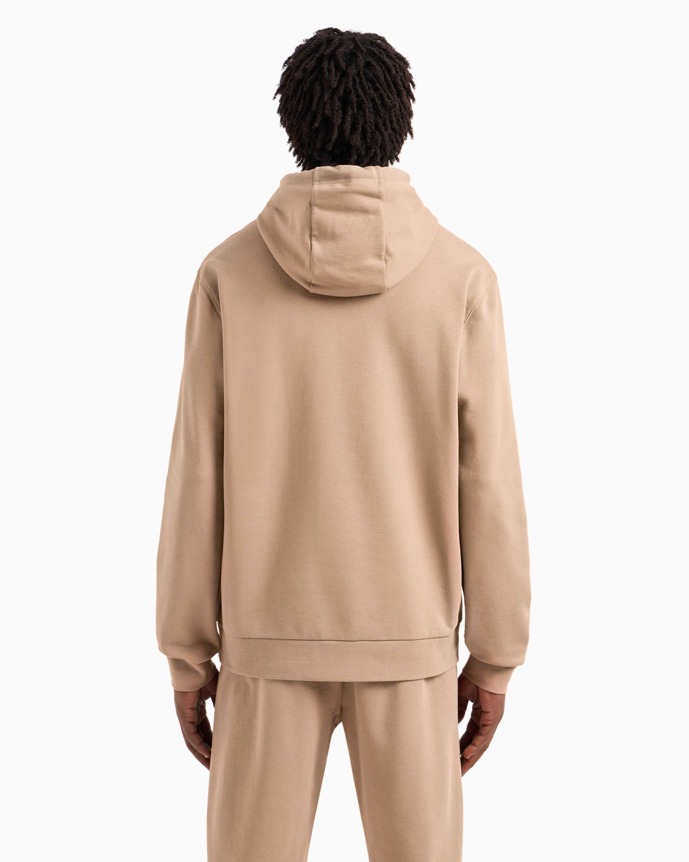 Logo Series hooded cotton sweatshirt Slide 2