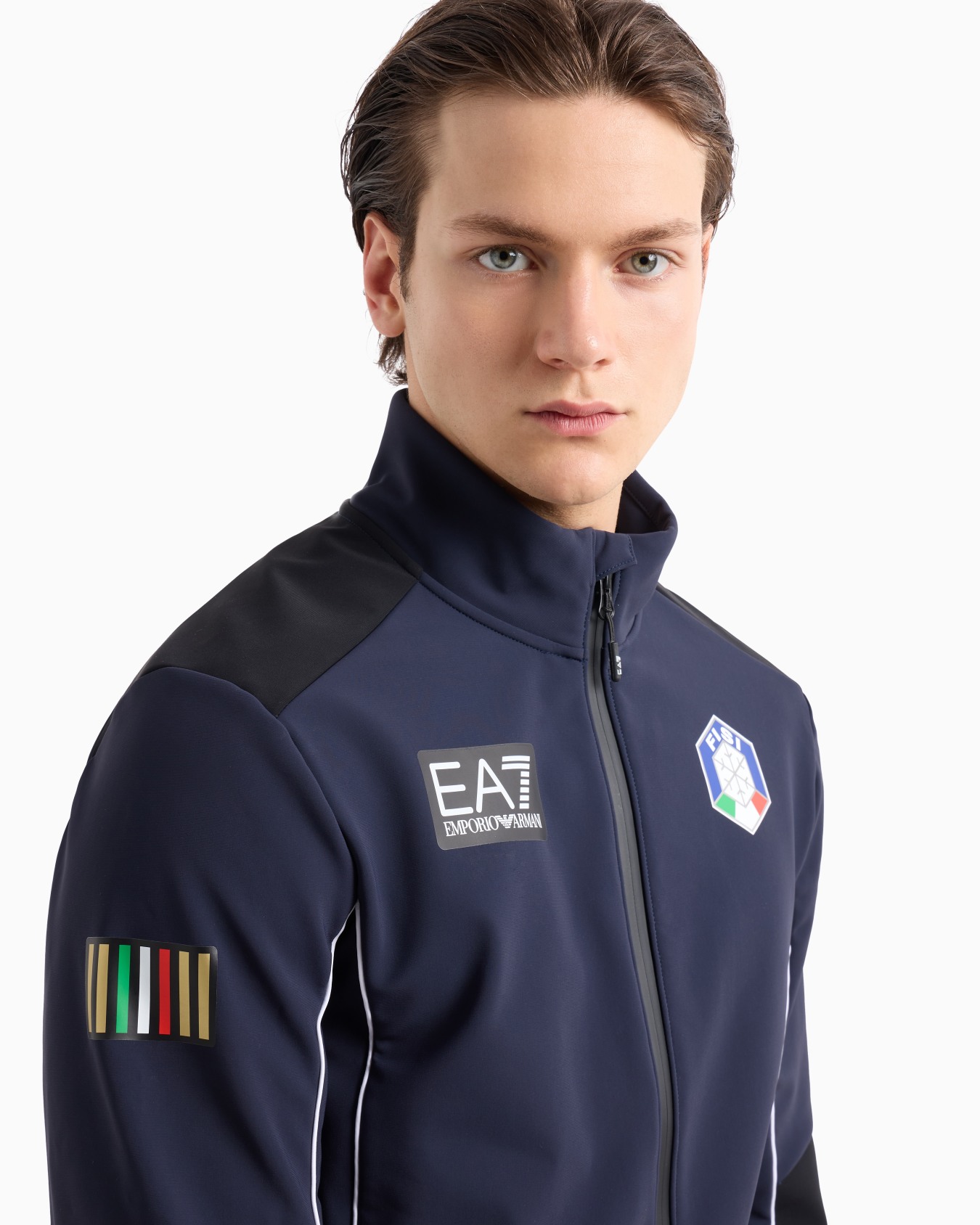 Veste de ski softshell Collection FISI en tissu technique stretch Diapositive 4