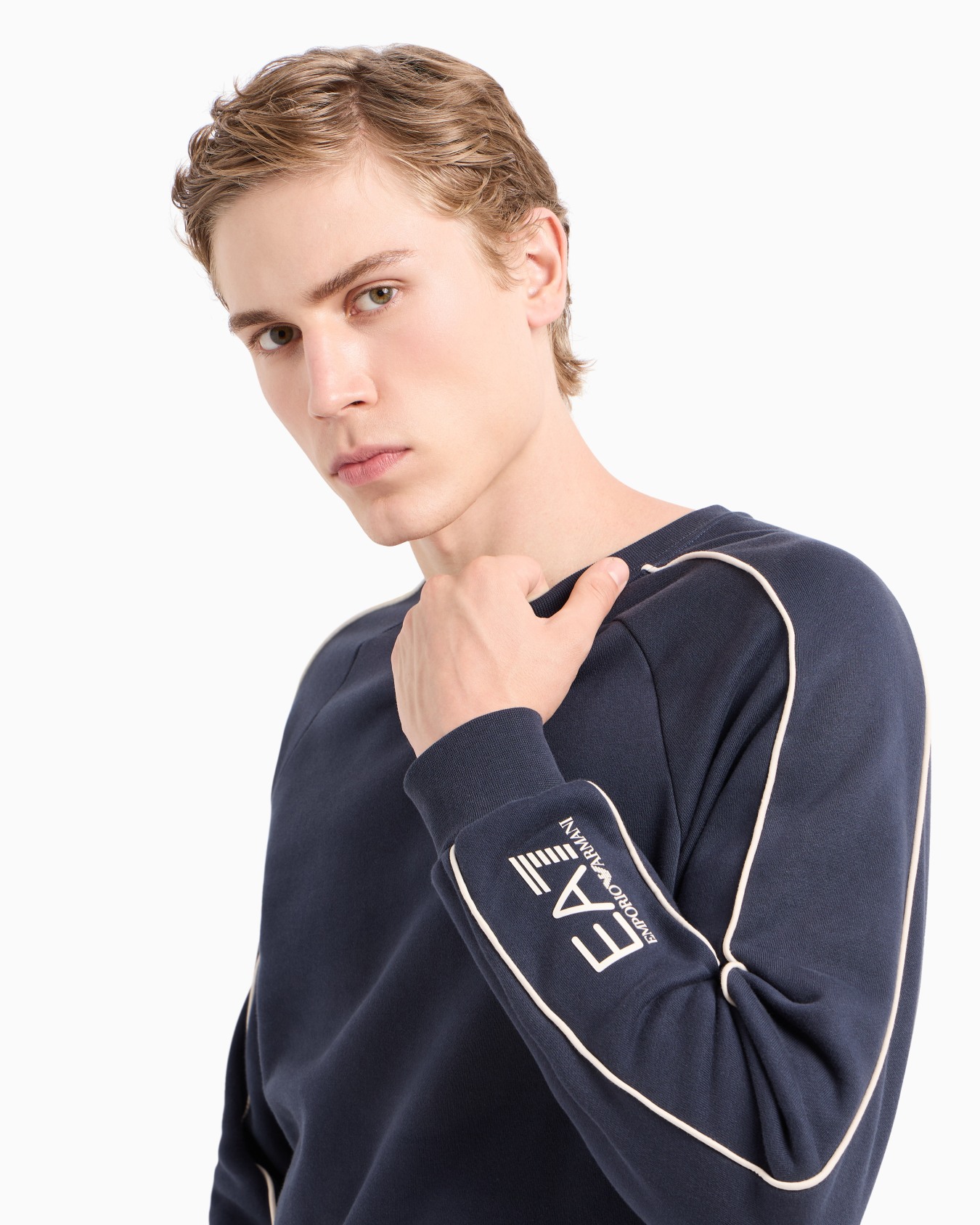 Logo Series cotton crew-neck sweatshirt Slide 4