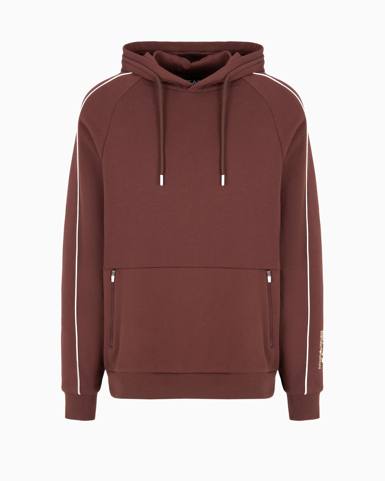 Logo Series Sweatshirt aus Baumwolle mit Kapuze Folie 0