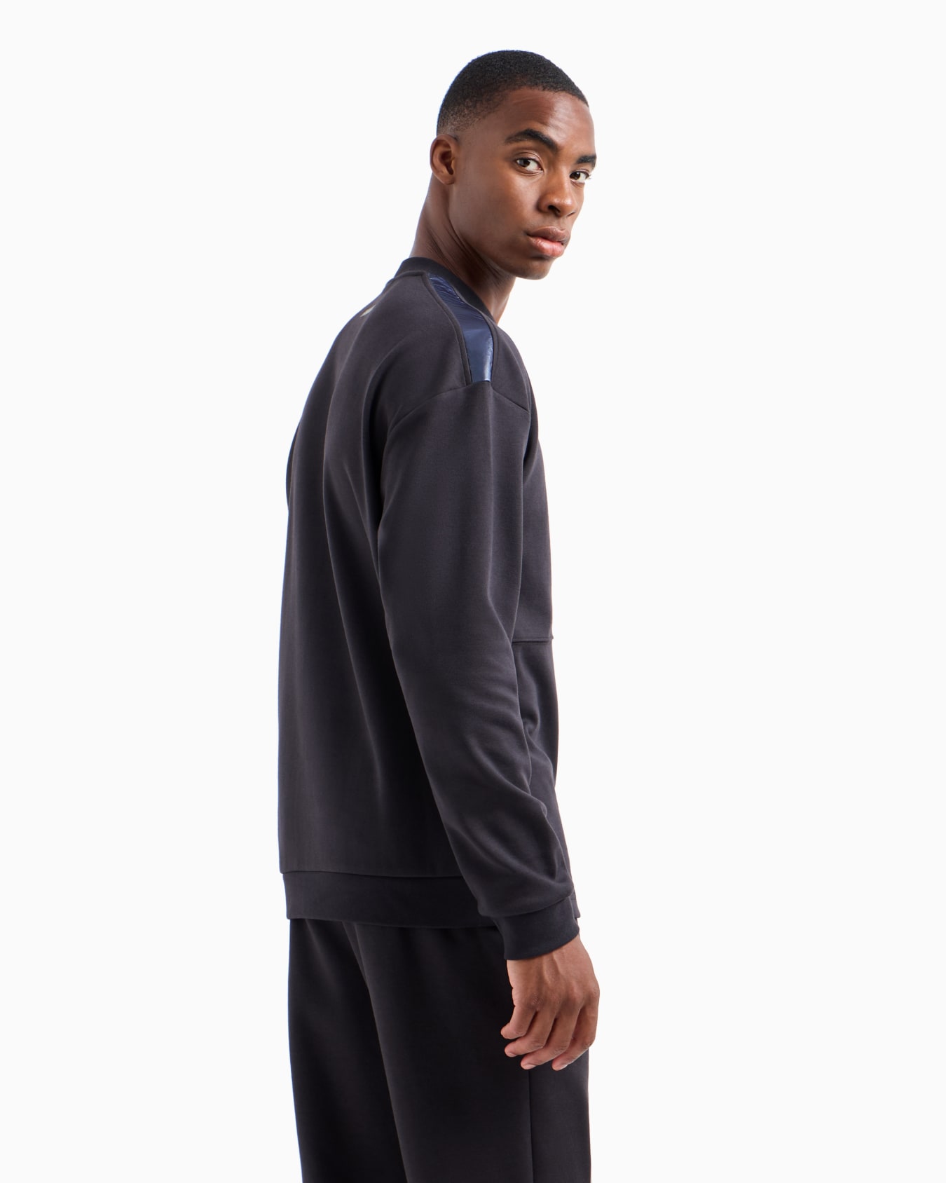 Dynamic Athlete crew-neck sweatshirt in Natural VENTUS7 technical fabric Slide 2