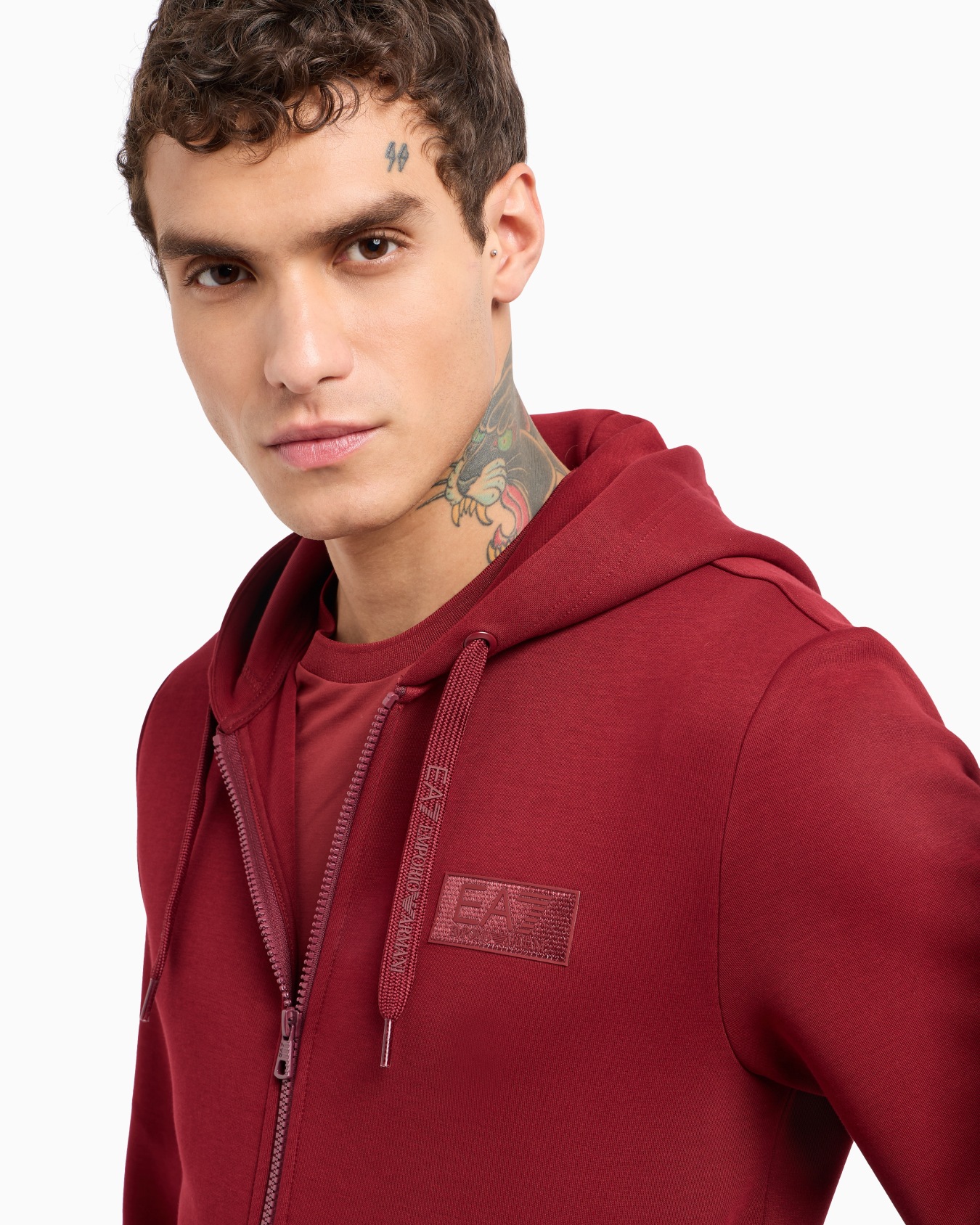 Tennis Club cotton-blend hooded sweatshirt Slide 4