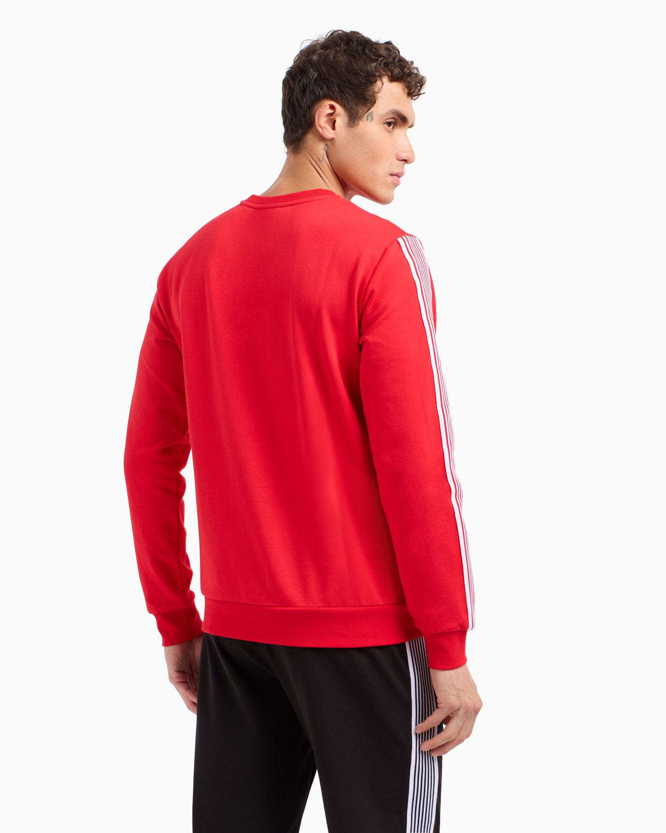ASV 7 Lines crew-neck sweatshirt in a recycled cotton blend Slide 2