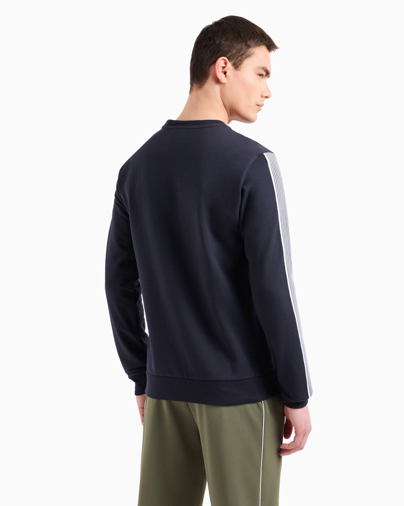 ASV 7 Lines crew-neck sweatshirt in a recycled cotton blend Slide 2