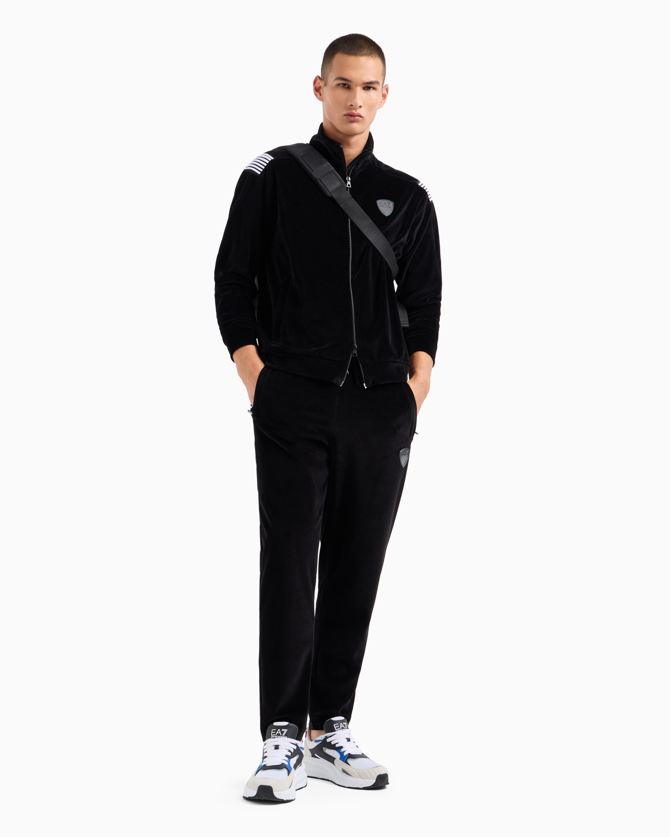 Soccer chenille zip-up sweatshirt Slide 3