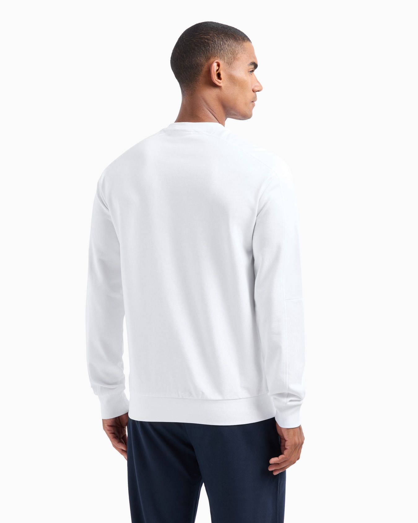 Visibility cotton crew-neck sweatshirt Slide 2