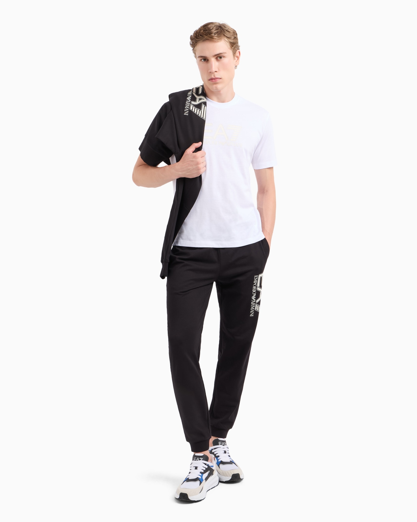 Visibility cotton crew-neck sweatshirt Slide 3