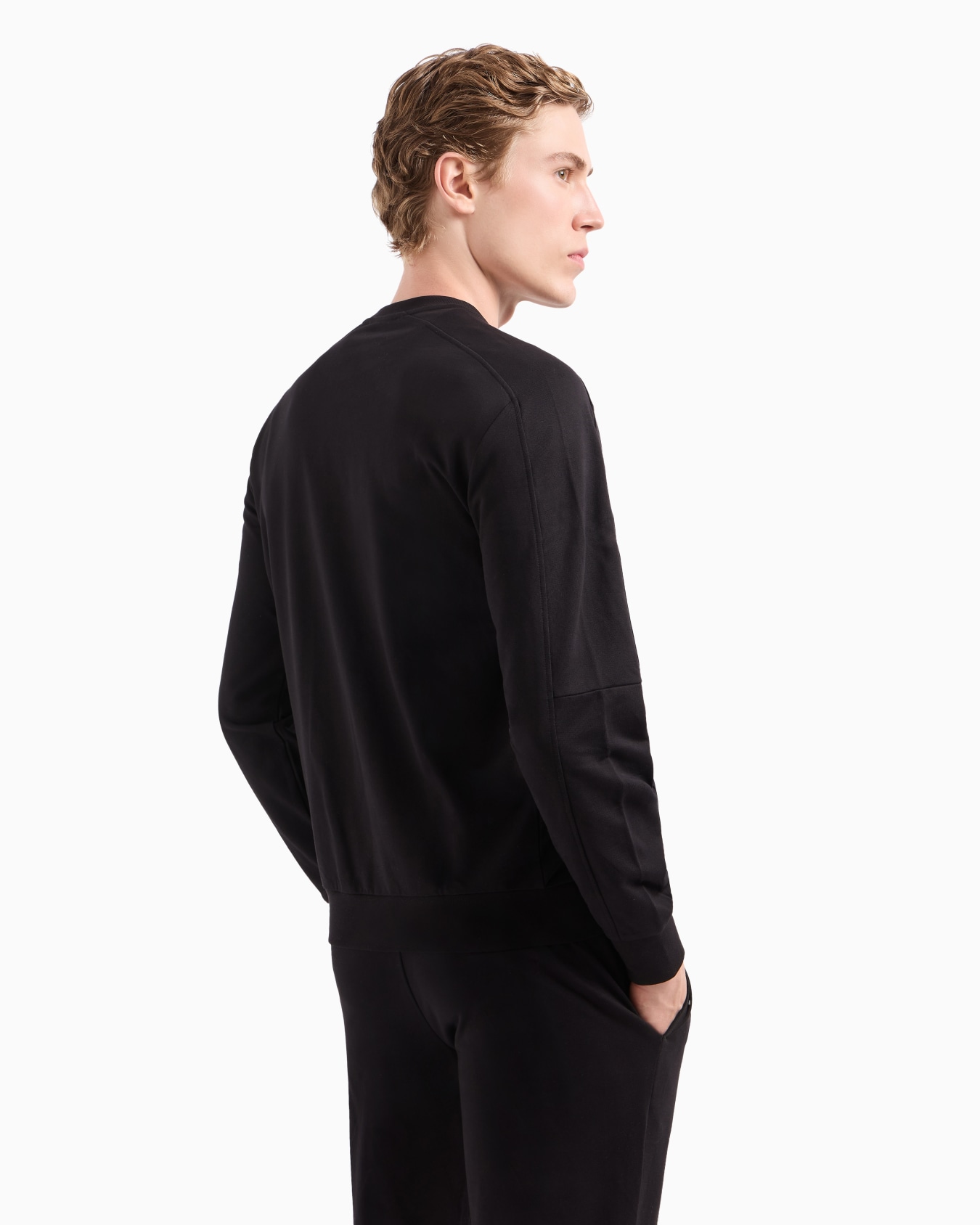 Visibility cotton crew-neck sweatshirt Slide 2
