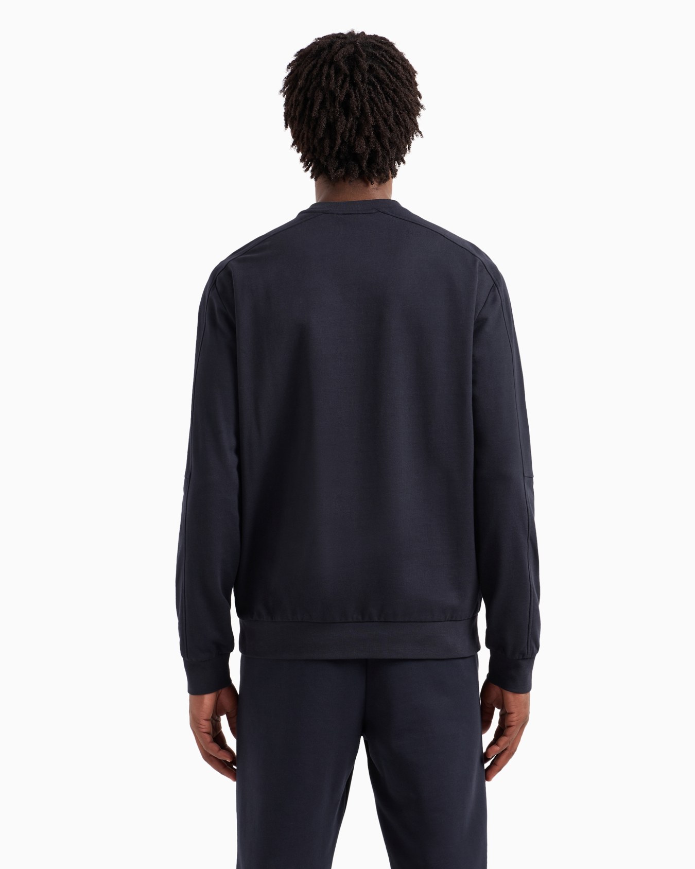 Visibility cotton crew-neck sweatshirt Slide 2