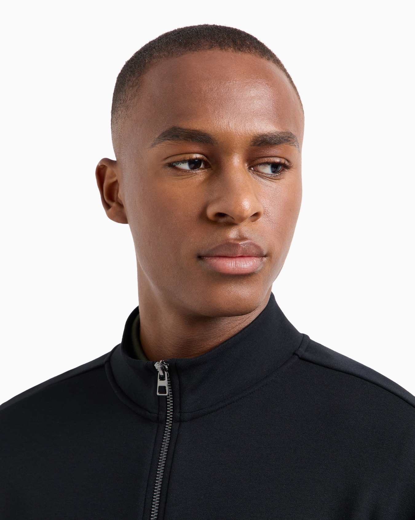 Lux Identity modal-blend zip-up sweatshirt Slide 5