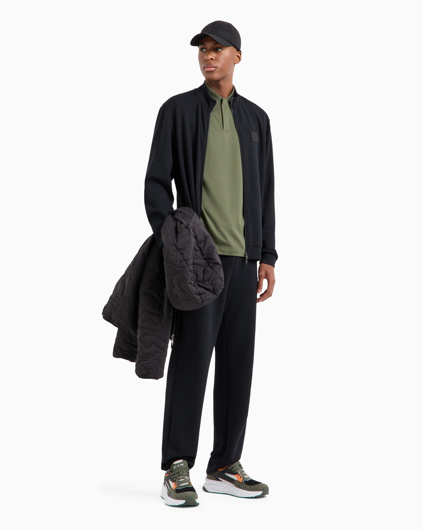 Lux Identity modal-blend zip-up sweatshirt Slide 4