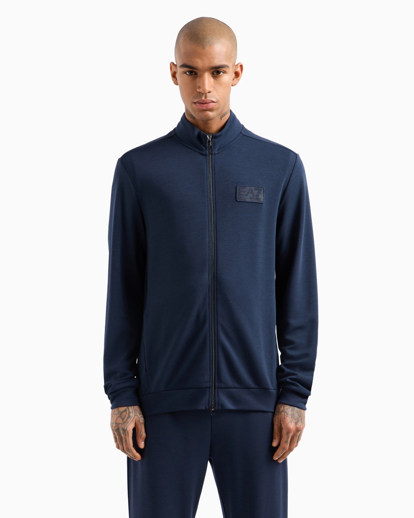 Lux Identity modal-blend zip-up sweatshirt Slide 1