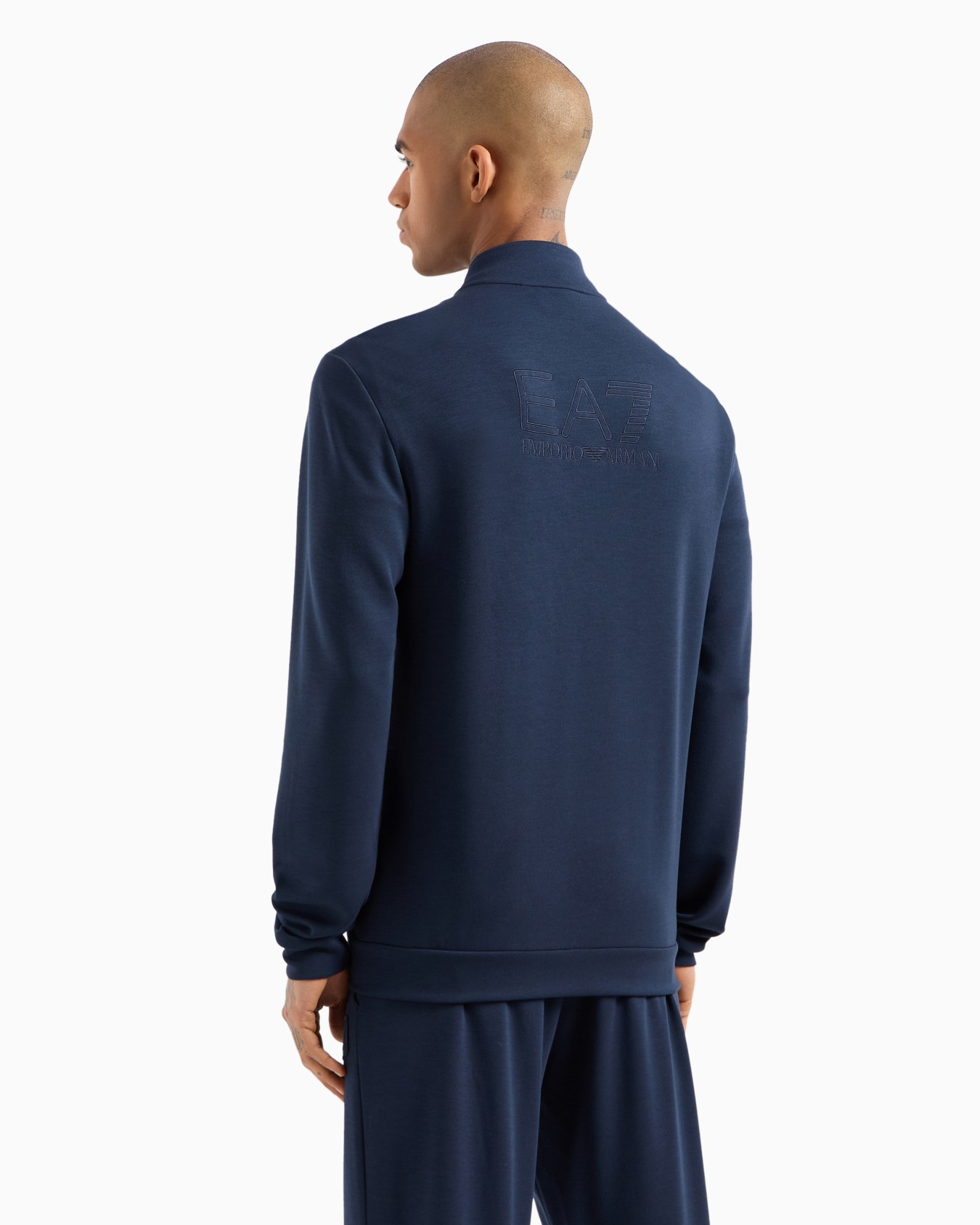 Lux Identity modal-blend zip-up sweatshirt Slide 2