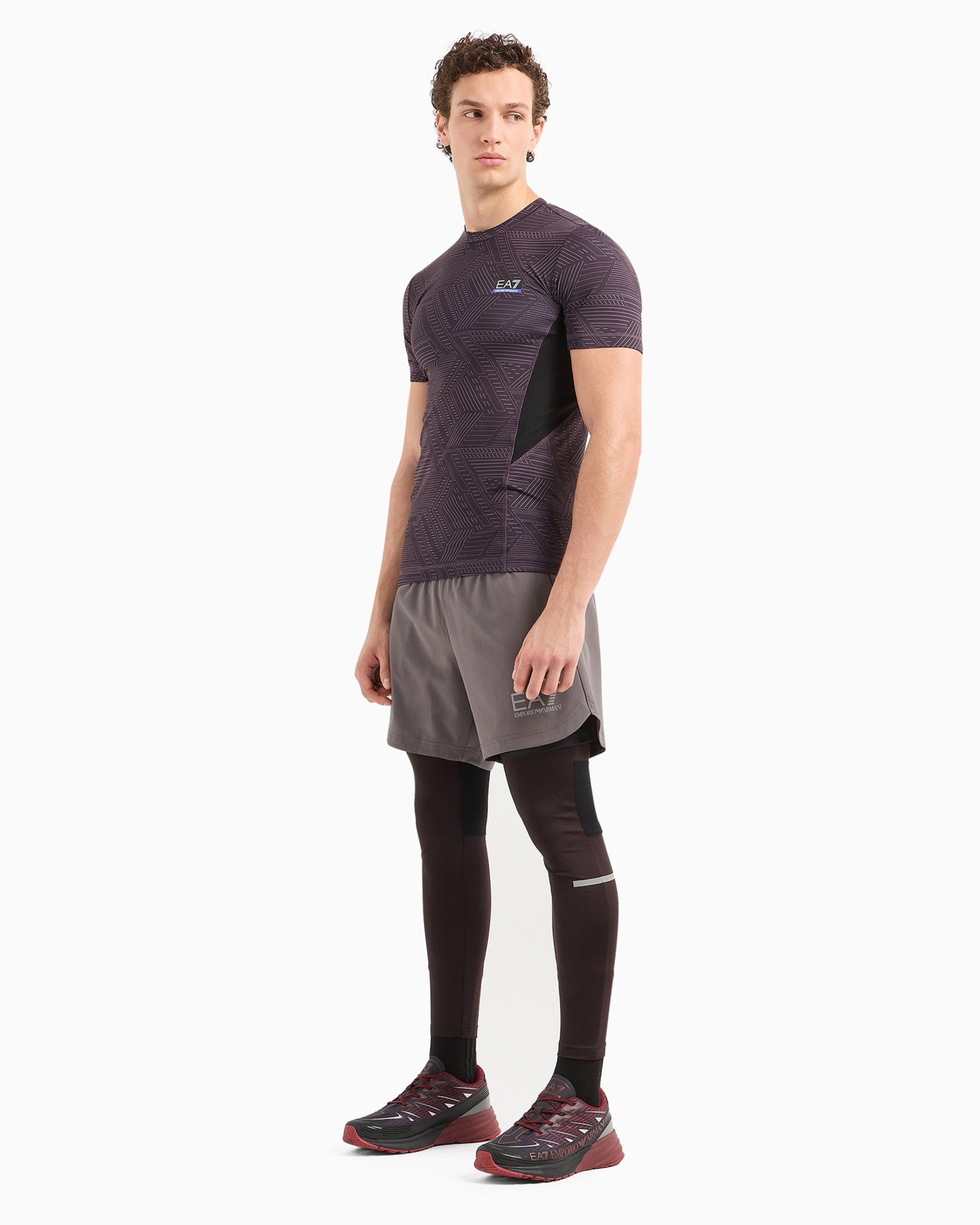 Dynamic Athlete leggings in VIGOR7 technical fabric Slide 3
