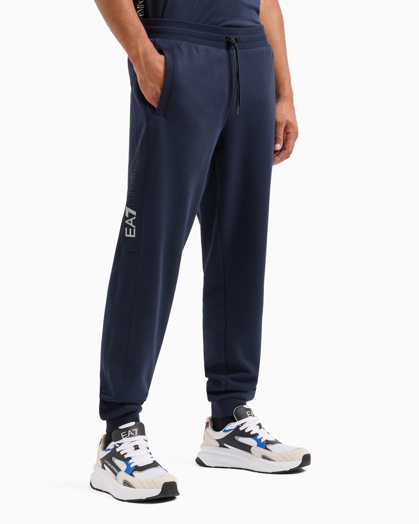 Cotton-blend Logo Series joggers Slide 1