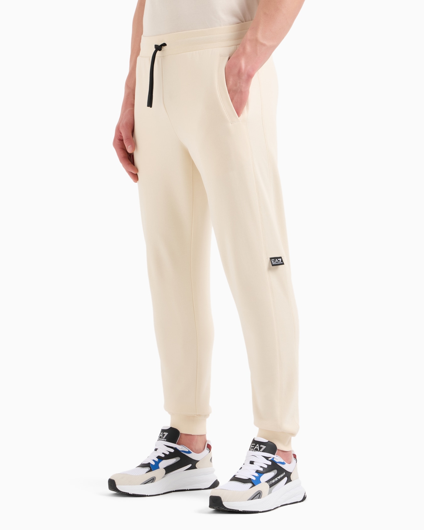Pantalones de chándal Logo Series en mezcla de algodón Diapositiva 1