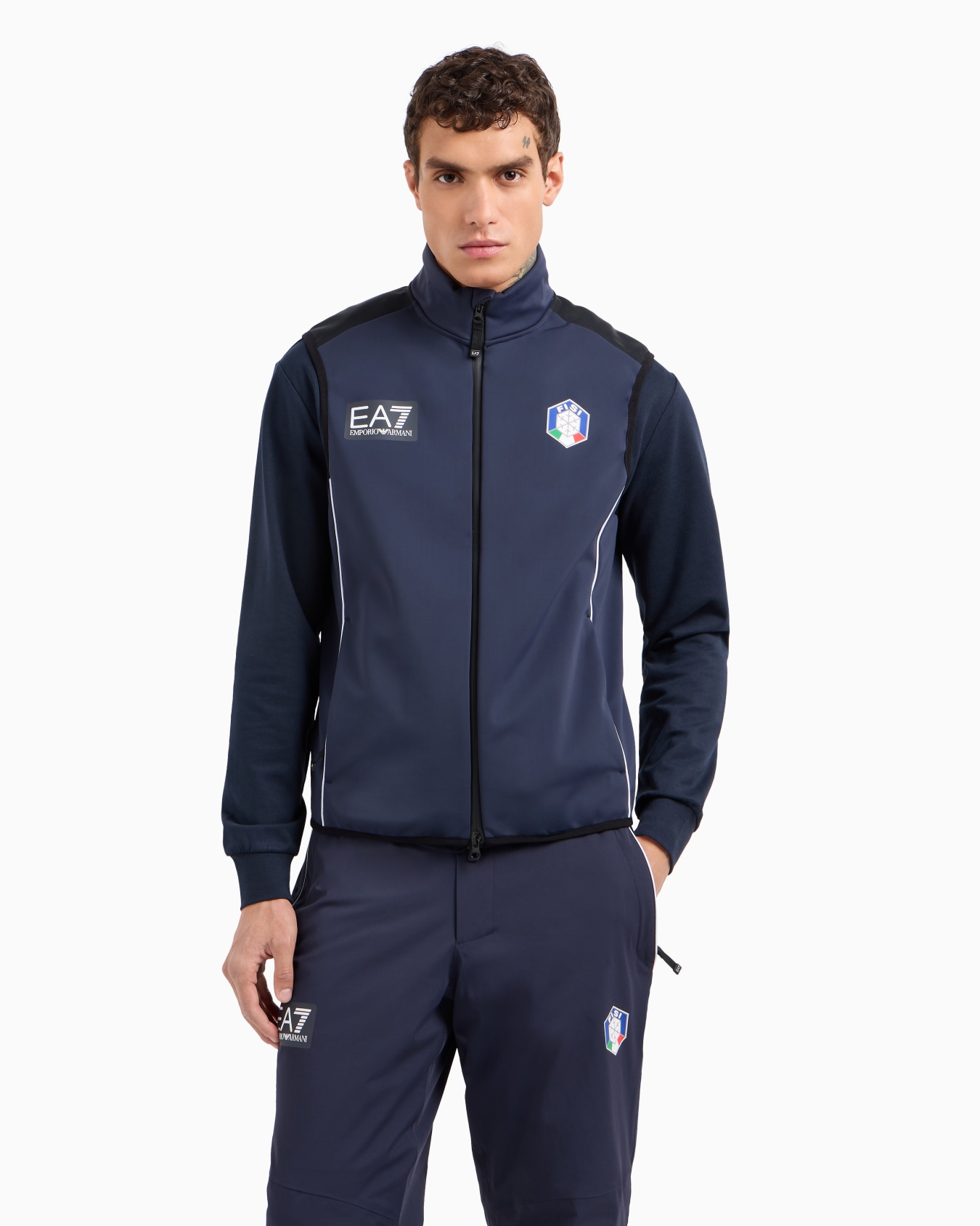 Gilet softshell Collection FISI en tissu technique stretch Diapositive 1