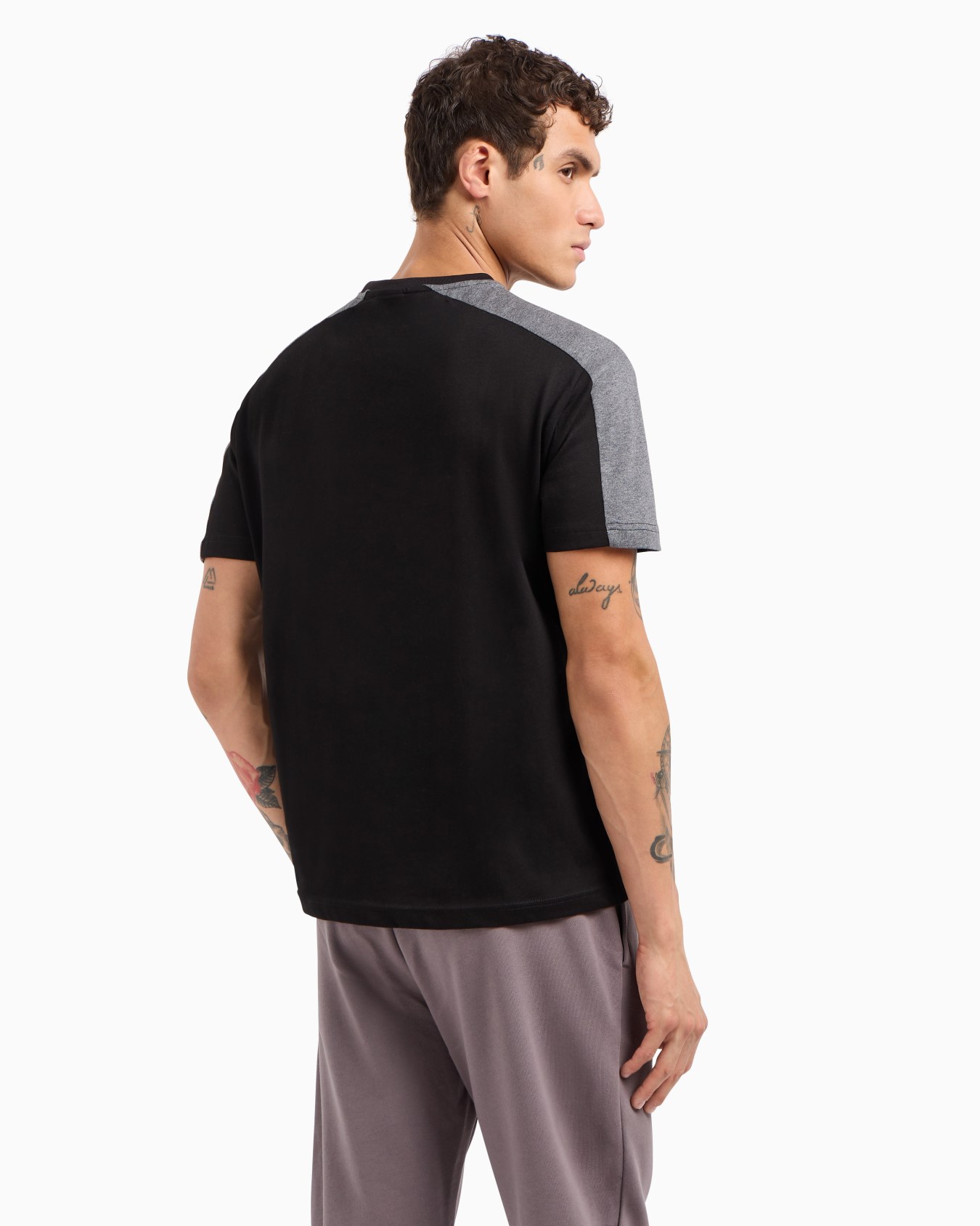 Visibility cotton crew-neck T-shirt Slide 2