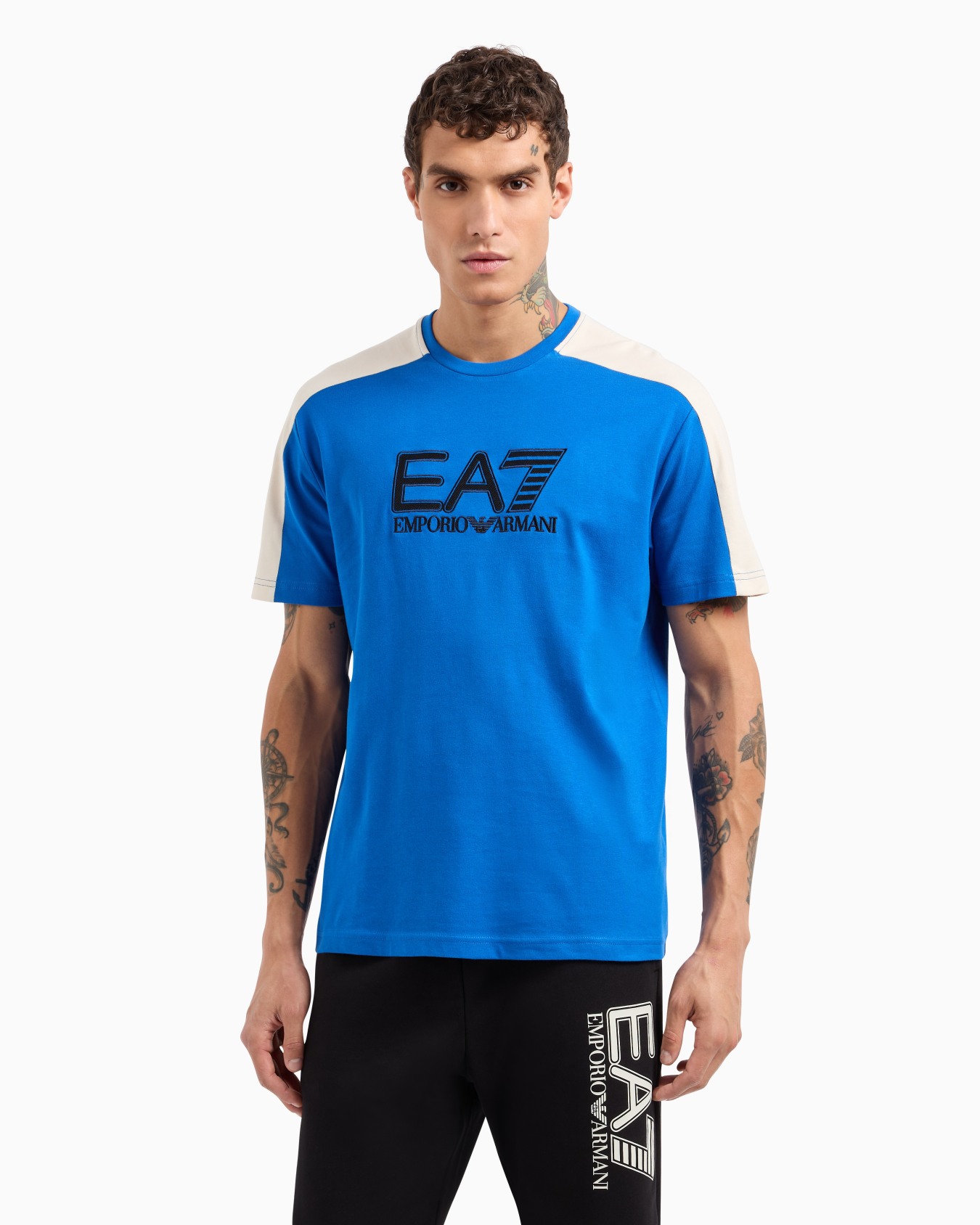 Visibility cotton crew-neck T-shirt Slide 1