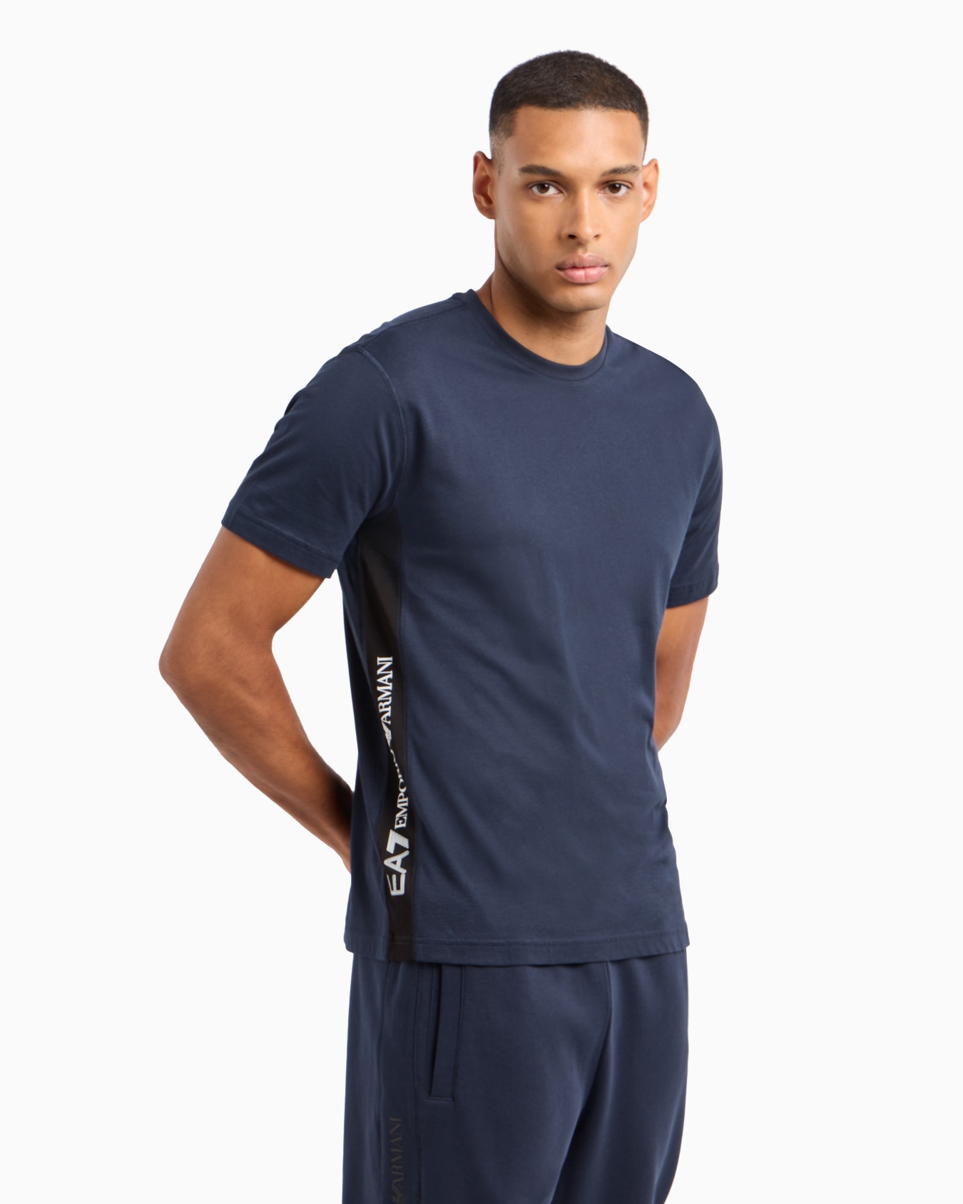 Logo Series cotton crew-neck T-shirt Slide 1