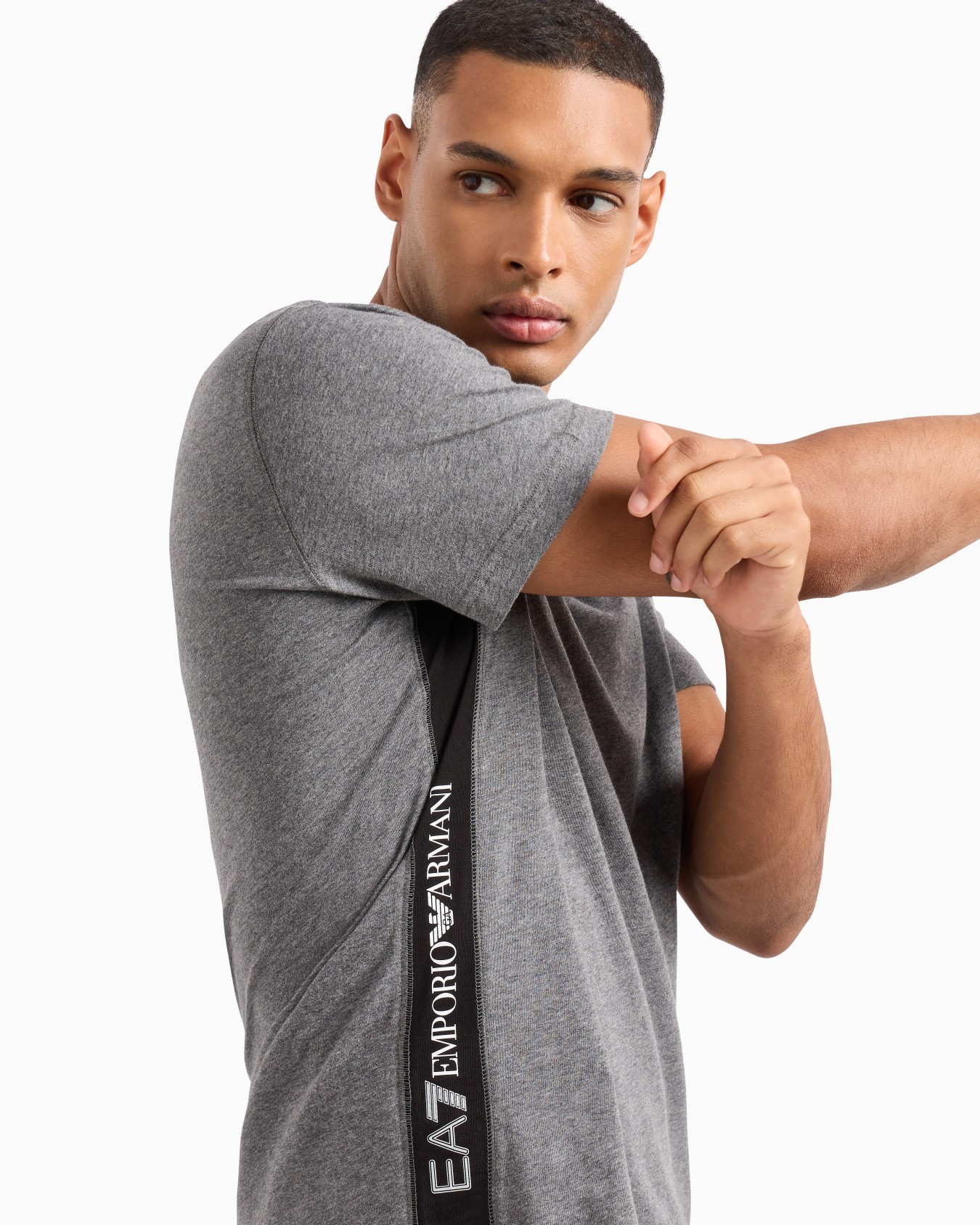 T-shirt girocollo Logo Series in cotone Slide 4