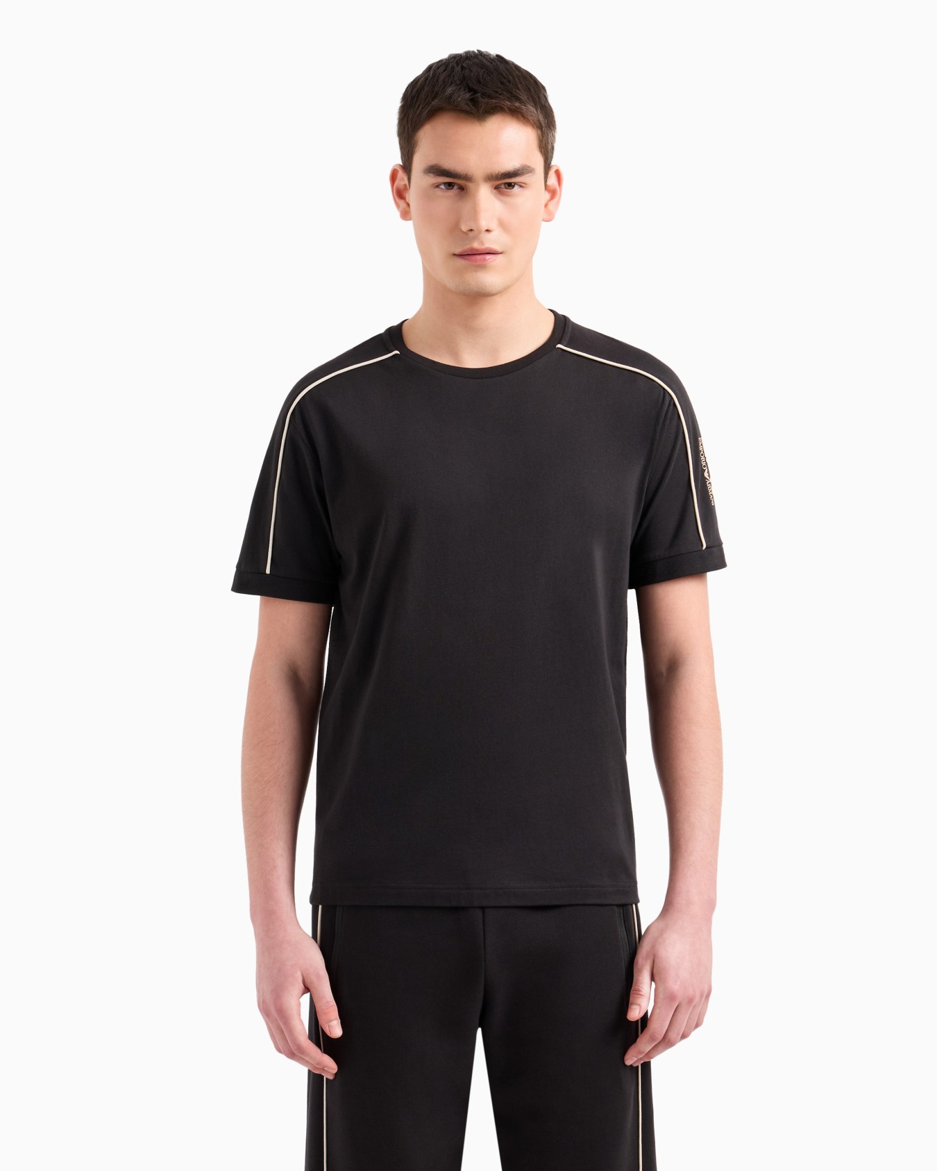 ASV Logo Series organic-cotton crew-neck T-shirt Slide 1
