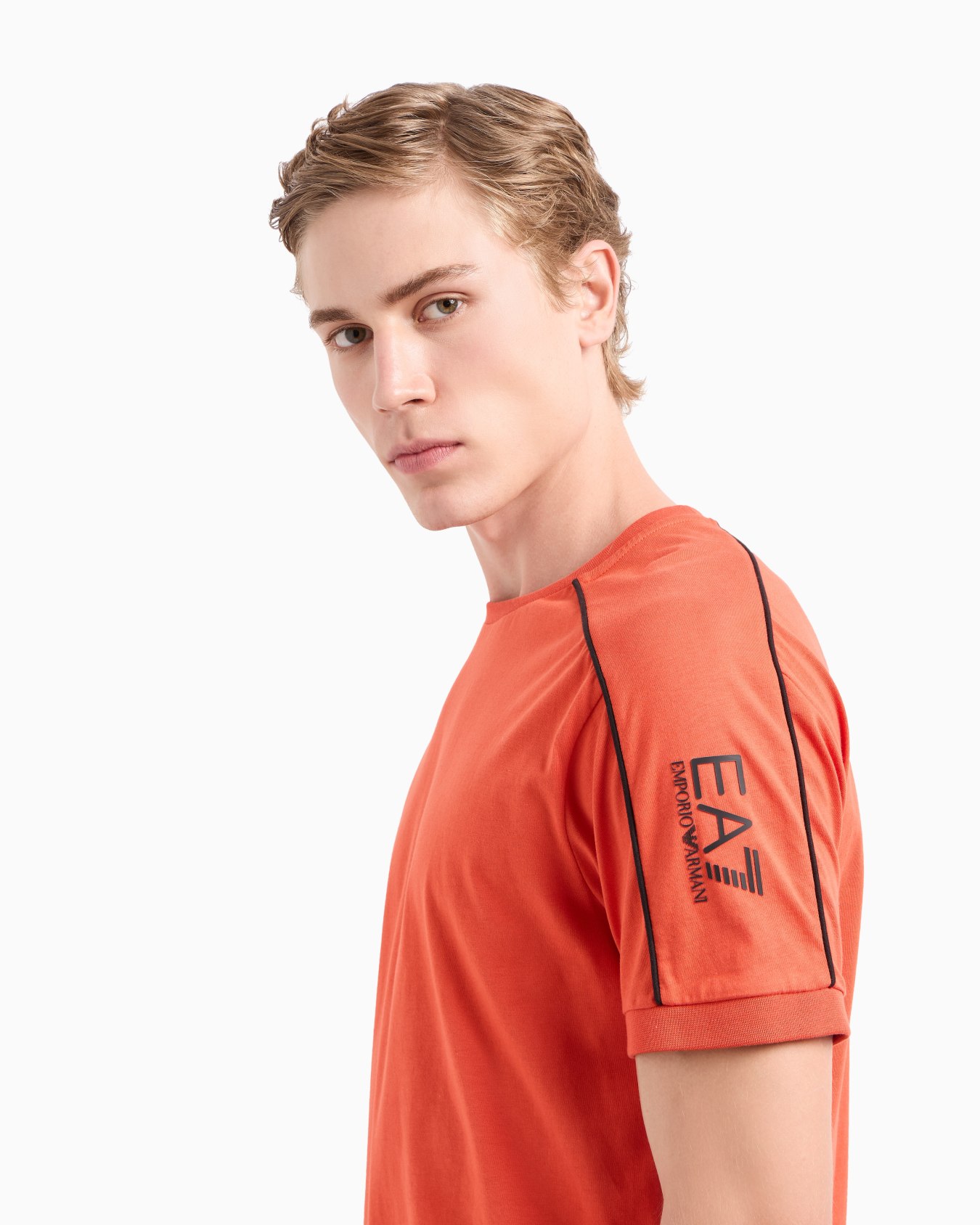 ASV Logo Series organic-cotton crew-neck T-shirt Slide 4