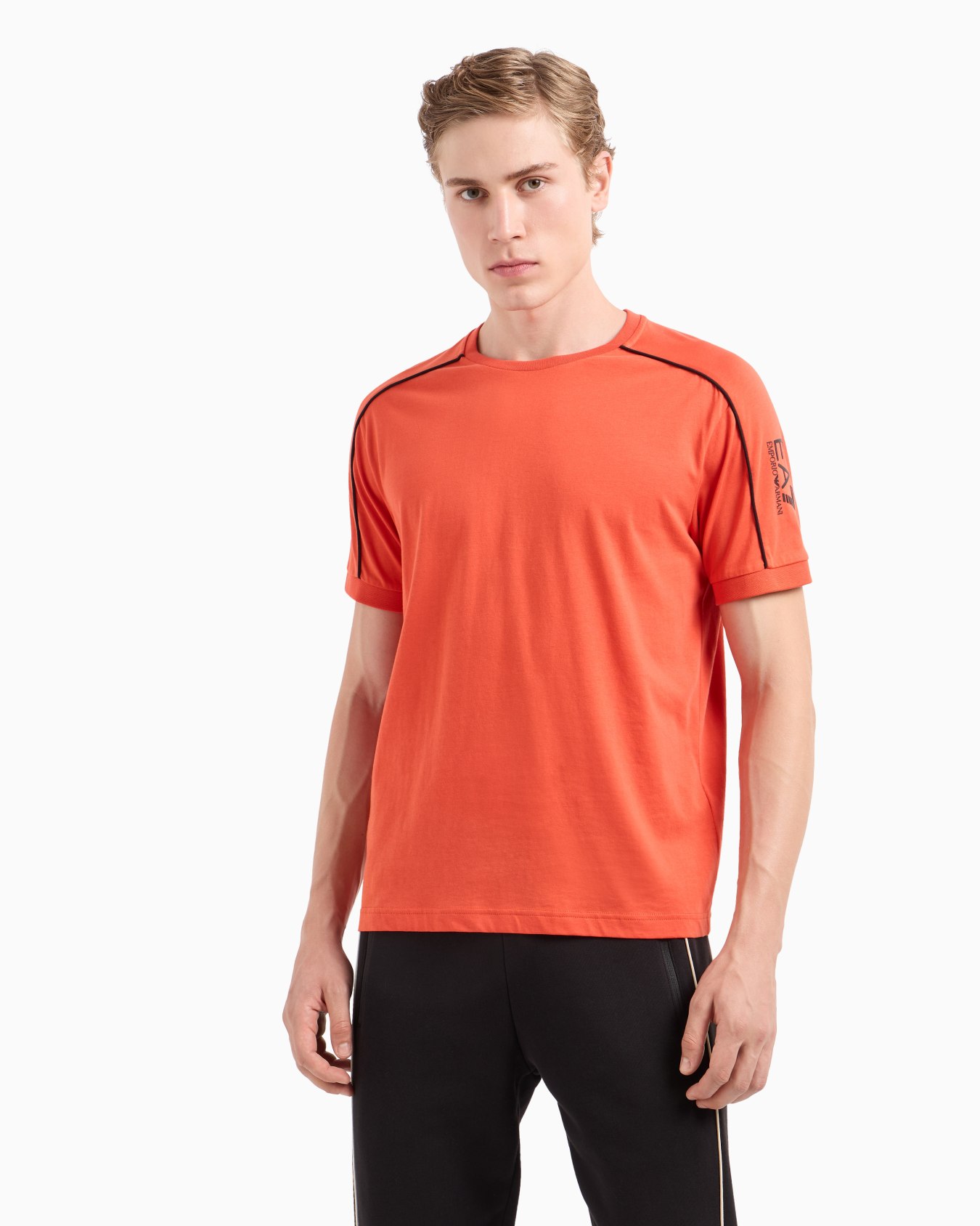 ASV Logo Series organic-cotton crew-neck T-shirt Slide 1