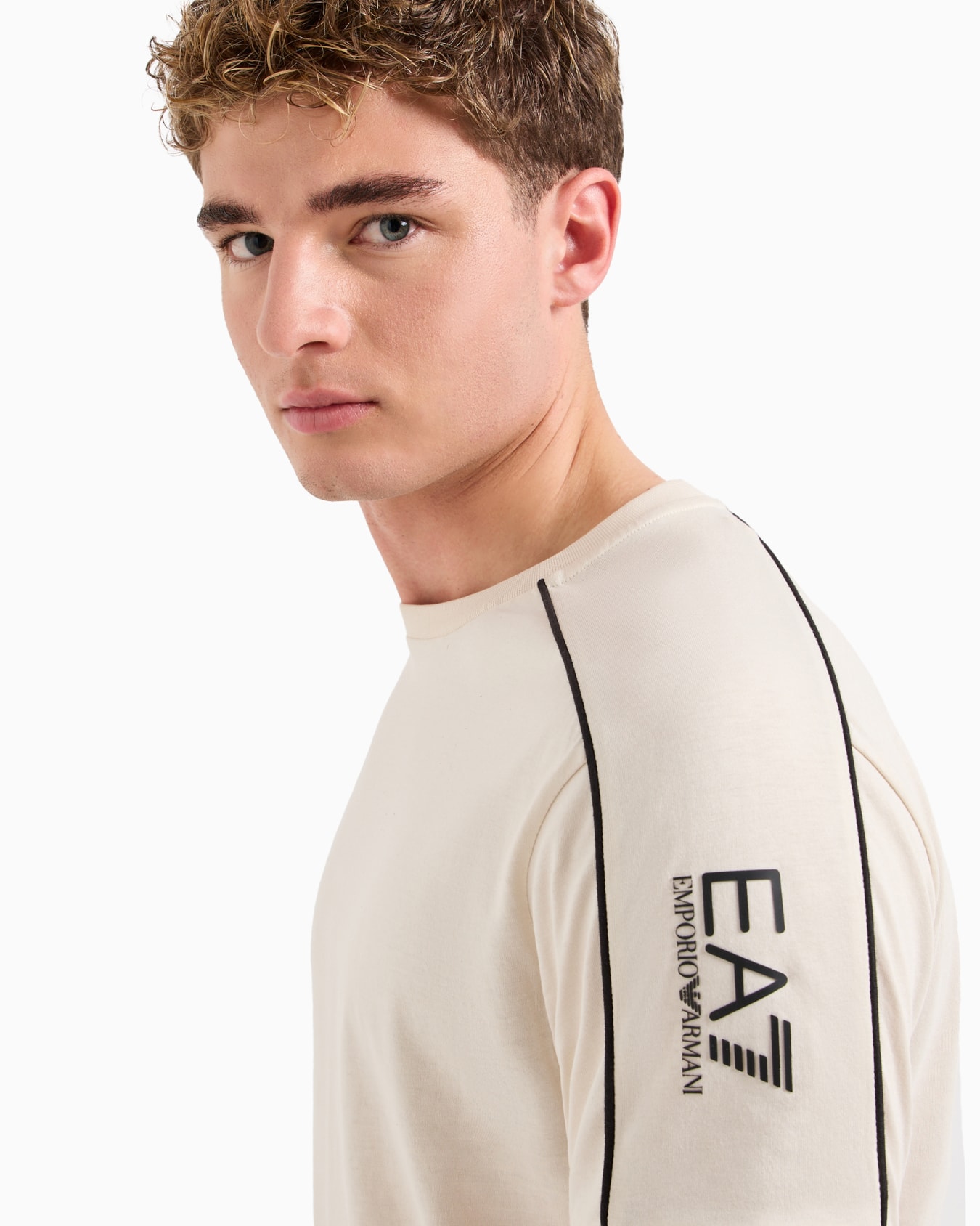ASV Logo Series organic-cotton crew-neck T-shirt Slide 4
