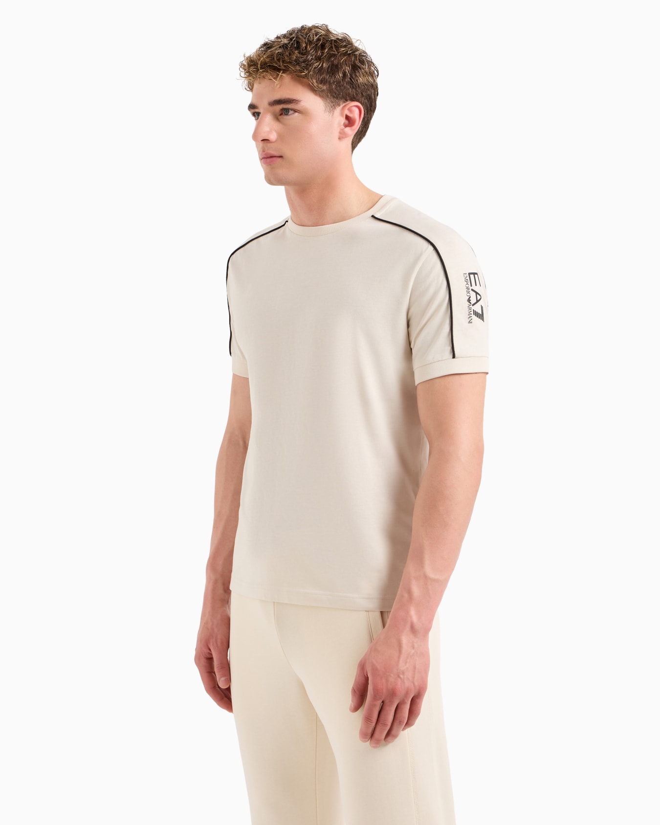 ASV Logo Series organic-cotton crew-neck T-shirt Slide 1