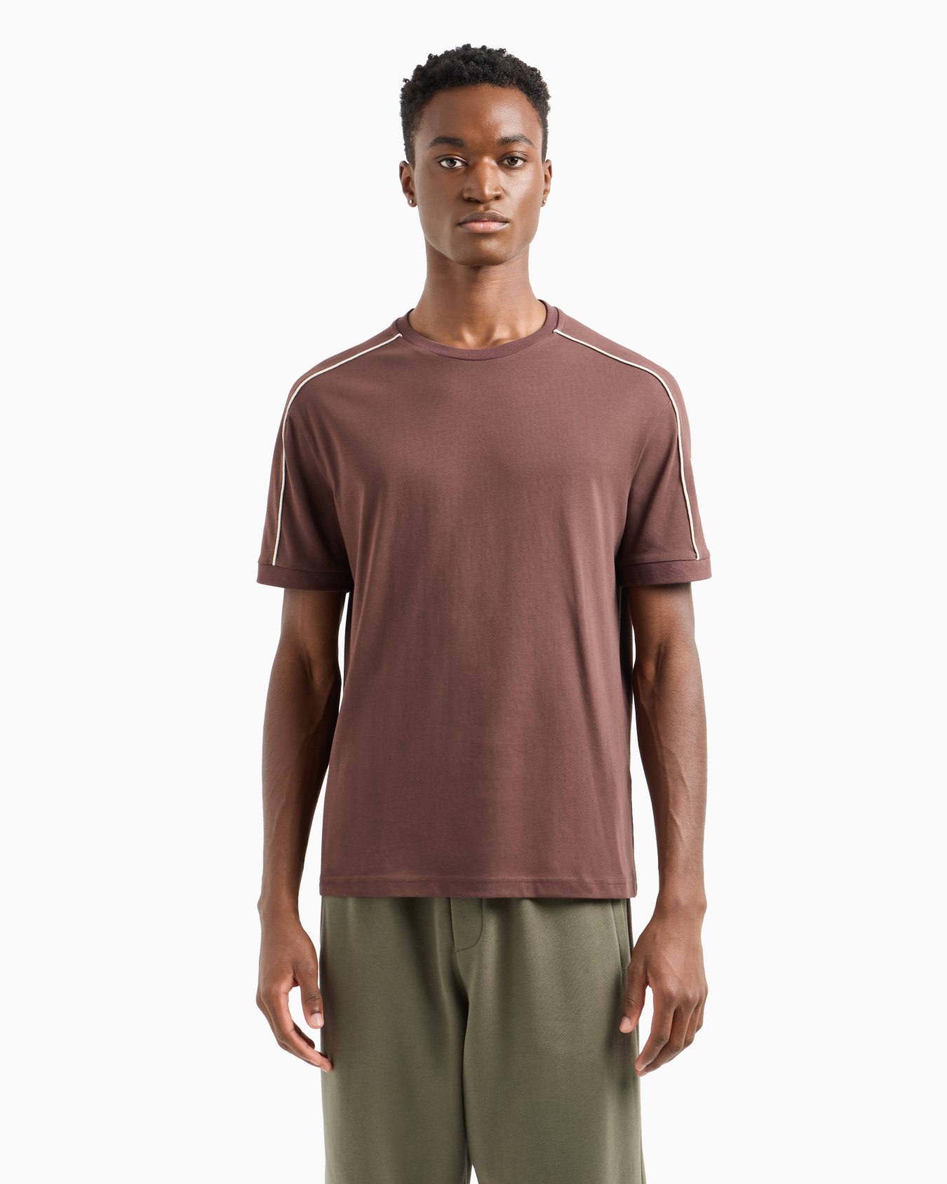ASV Logo Series organic-cotton crew-neck T-shirt Slide 1