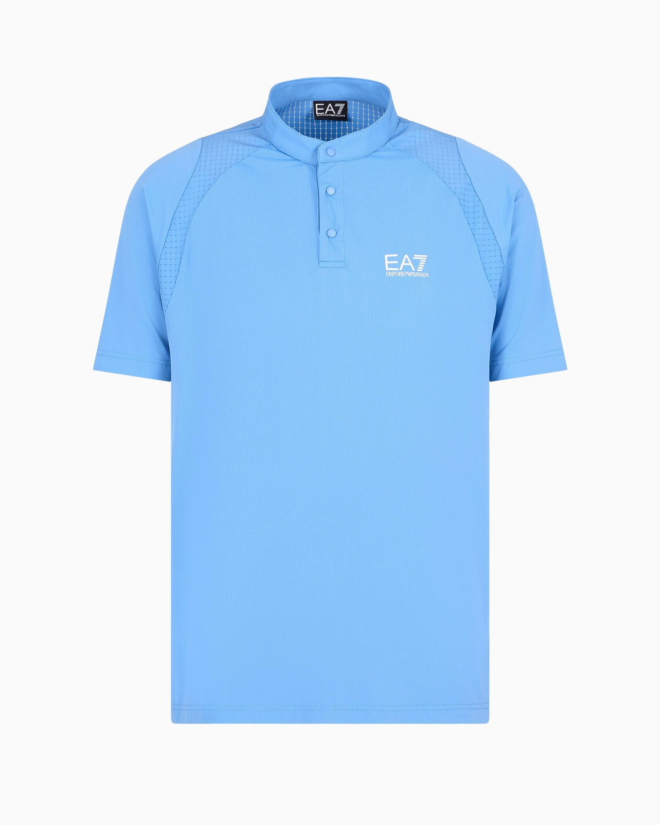 Tennis Pro Henley-collar polo shirt in VENTUS7 technical fabric Slide 0