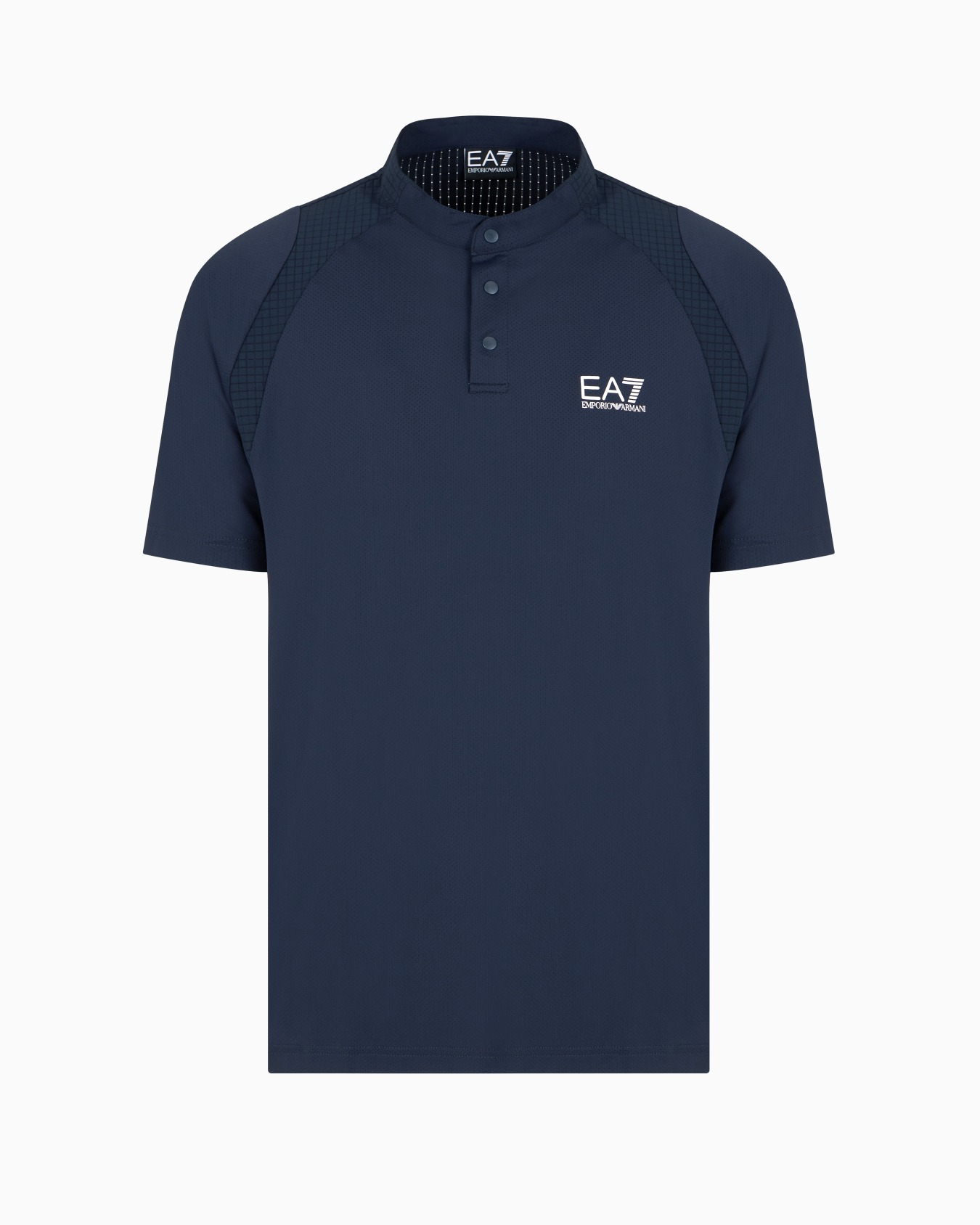 Tennis Pro Henley-collar polo shirt in VENTUS7 technical fabric Slide 0