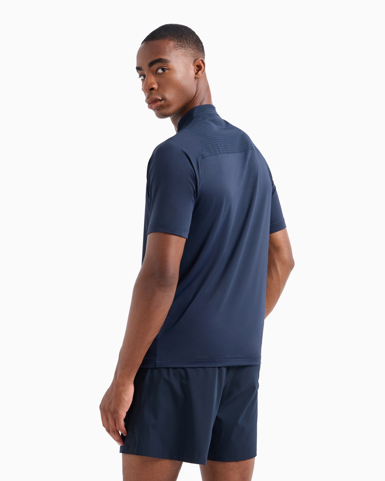 Tennis Pro Henley-collar polo shirt in VENTUS7 technical fabric Slide 2
